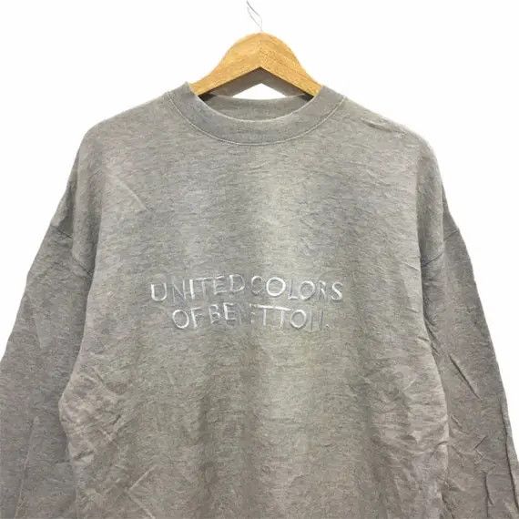 Benetton Vtg United Color Of Benetton Italy Sweatshirt Racing Team Size US L / EU 52-54 / 3 - 2 Thumbnail