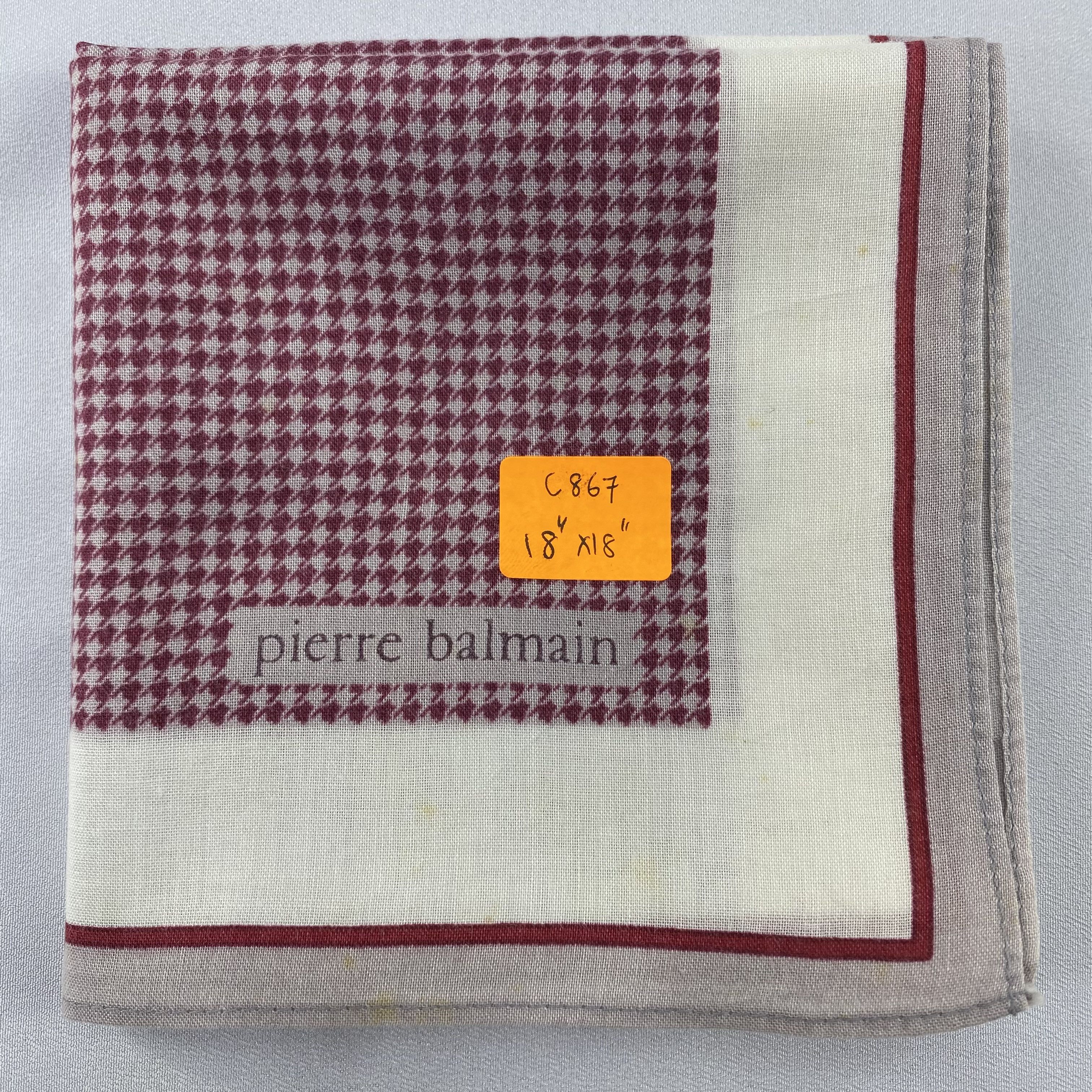 Pierre Balmain Pierre Balmain Handkerchief / Bandana / Neckerchief C867 Size ONE SIZE - 11 Thumbnail