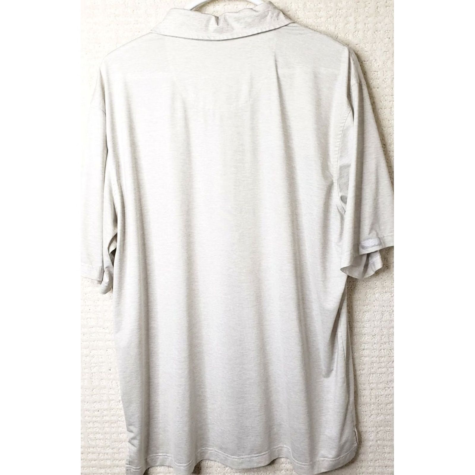 Vintage Straight Down Golf Polo Shirt Mens XL Heathered Gray Short Sleeve VC Logo on Chest Size US XL / EU 56 / 4 - 6 Thumbnail