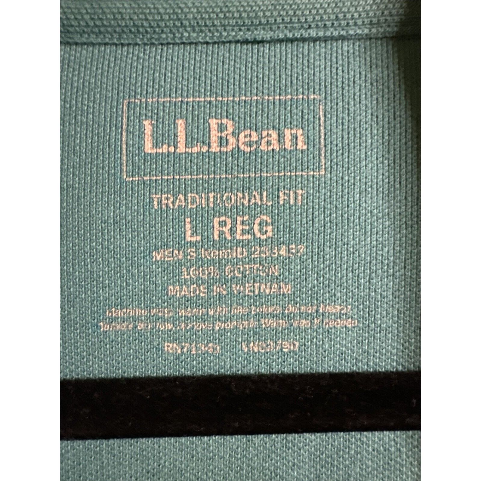 Other LL Bean 233437 Polo Shirt Mens Large Green Traditional Fit B Size US L / EU 52-54 / 3 - 4 Thumbnail