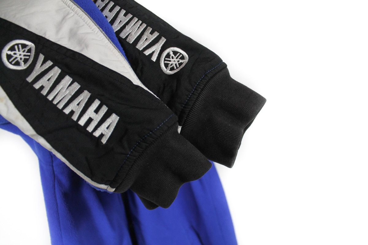 Vintage × Yamaha Yamaha Racing MG Competition Blue Fleece Jacket Size XL Size US XL / EU 56 / 4 - 10 Thumbnail