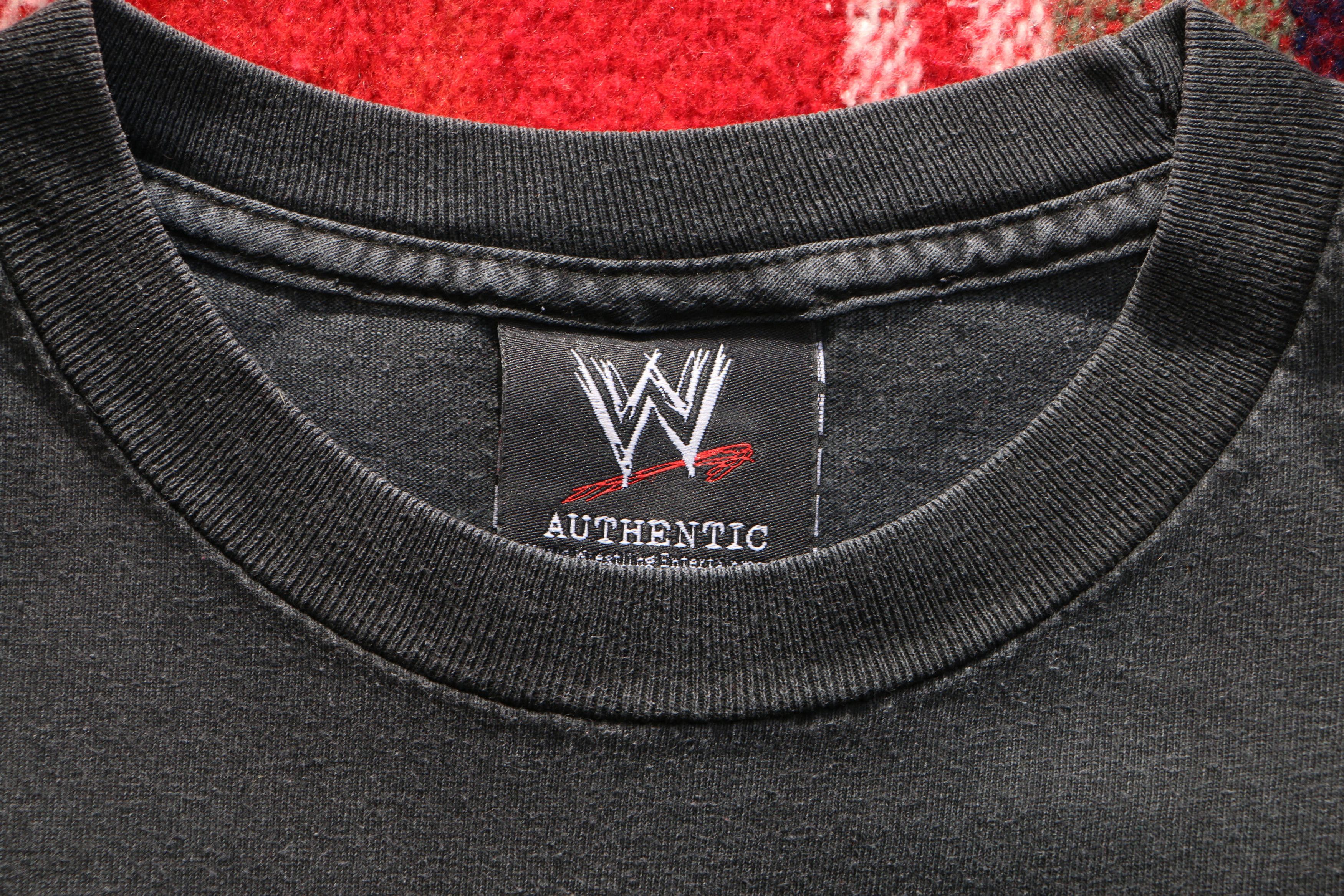 WWE Black Cactus Jack “Wanted Dead” T-Shirt (WWE Tag) Size US M / EU 48-50 / 2 - 3 Thumbnail