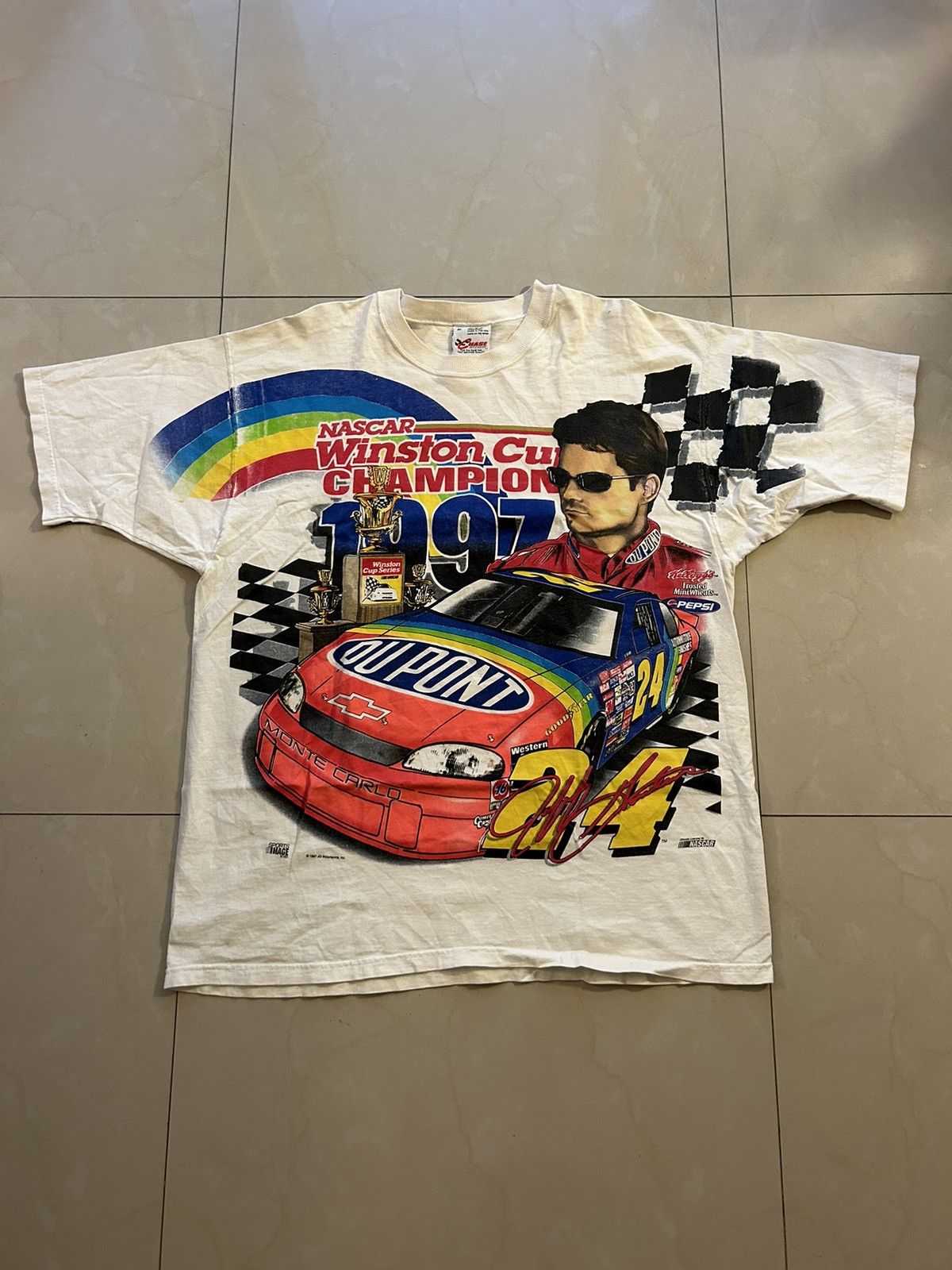 NASCAR × Vintage Jeff Gordon nascar tee Size US XL / EU 56 / 4 - 1 Thumbnail