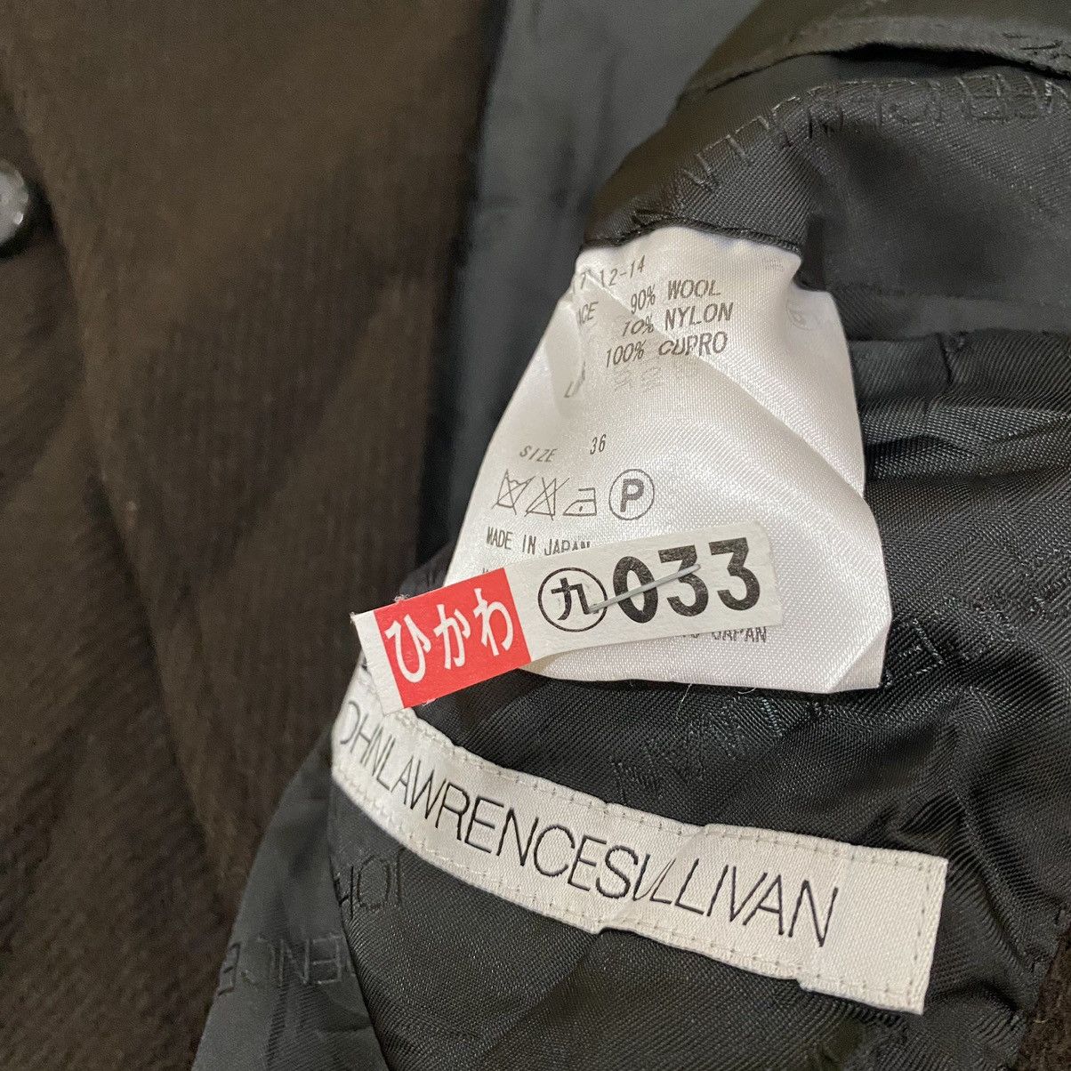 JOHN LAWRENCE SULLIVAN VTG JOHN LAWRENCE SULLIVAN WOOL DOUBLE BREASTED JACKET Size US S / EU 44-46 / 1 - 9 Thumbnail