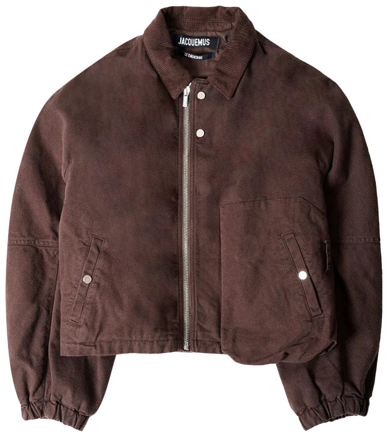 Jacquemus Jacquemus Le Blouson Trivela 'Dark Brown' Size US M / EU 48-50 / 2 - 1 Thumbnail