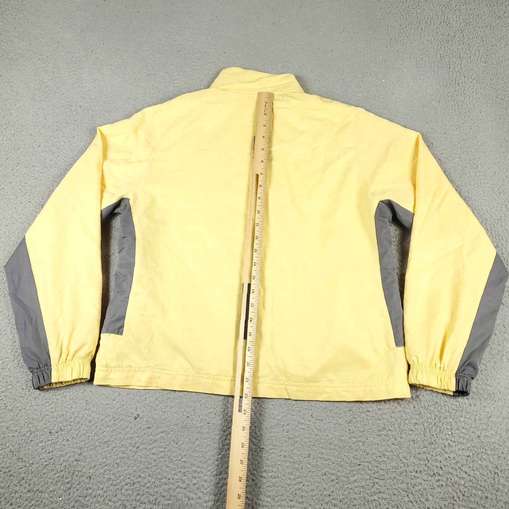 Reebok Reebok Jacket Womens Medium Windbreaker Full Zip Pockets Yellow Size S / US 4 / IT 40 - 7 Thumbnail