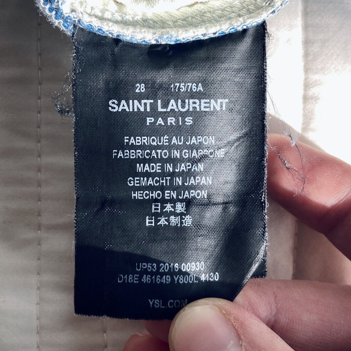 Saint Laurent Paris SAINT LAURENT PARIS BY HEDI SLIMANE 16SS Exclusive D10 Jeans Size US 28 / EU 44 - 9 Thumbnail