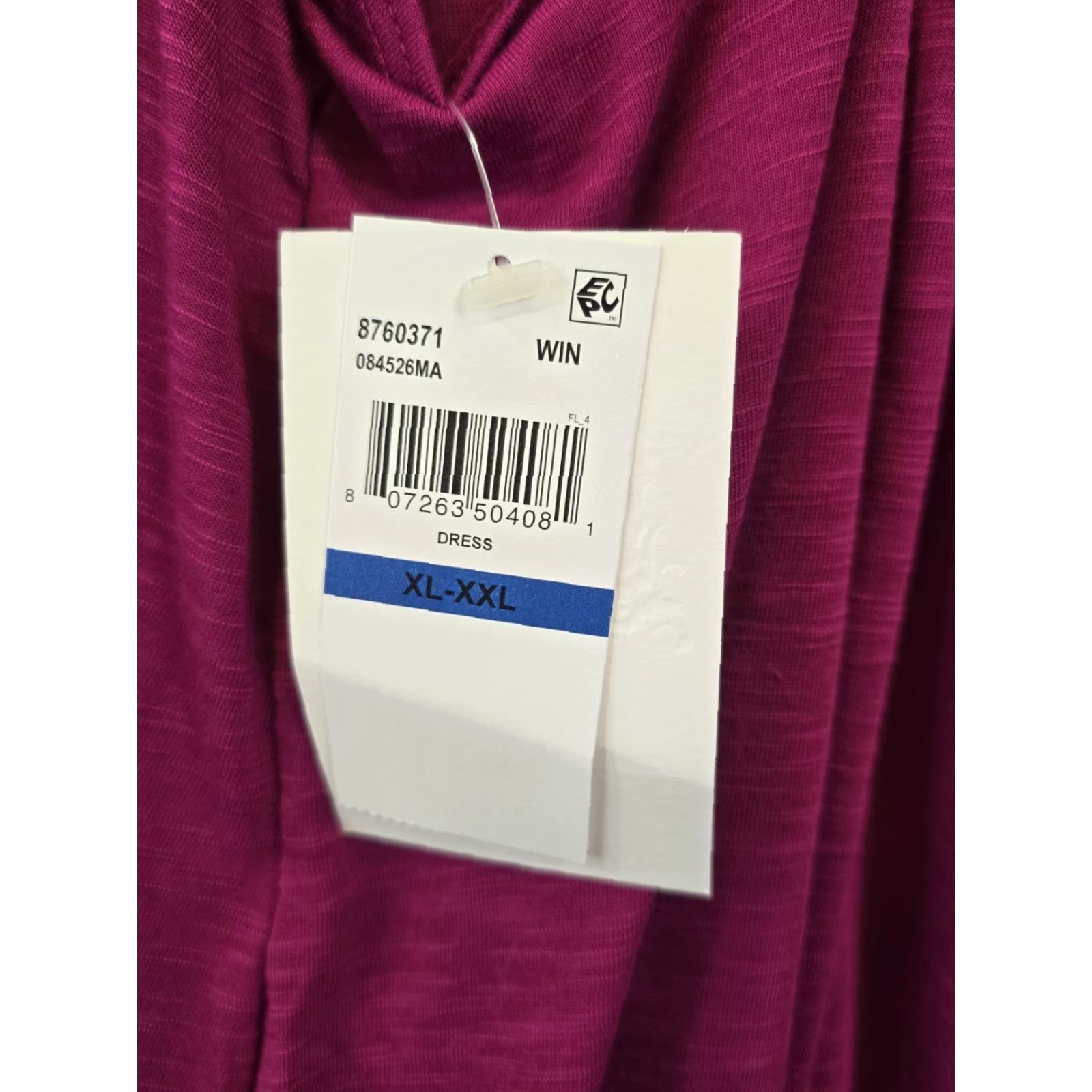 Vintage VINTAGE Becca by Rebecca Virtue Wmns It's a Breeze Lightweight Beach Dress - XL/XXL Wine Beach Cover Up Womens Size XL / US 12-14 / IT 48-50 - 5 Thumbnail