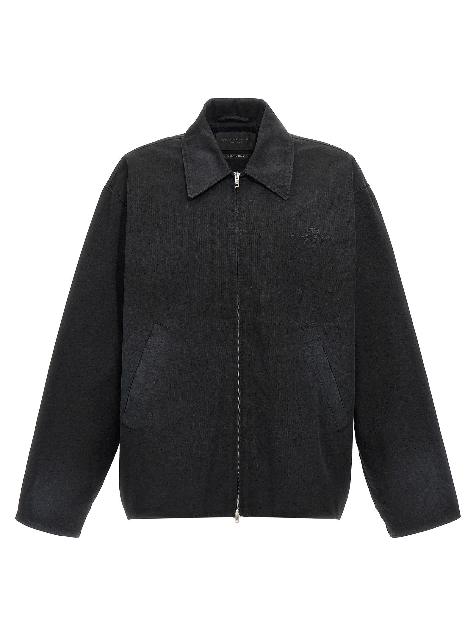 Balenciaga Garde-Robe Tracksuit Jacket in dark blue jersey