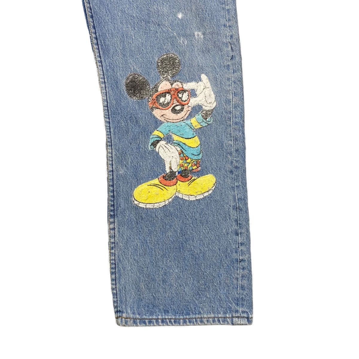 Levi's Vintage 90s Mickey X Levis 501 Lightwash Jeans Size US 33 - 10 Thumbnail