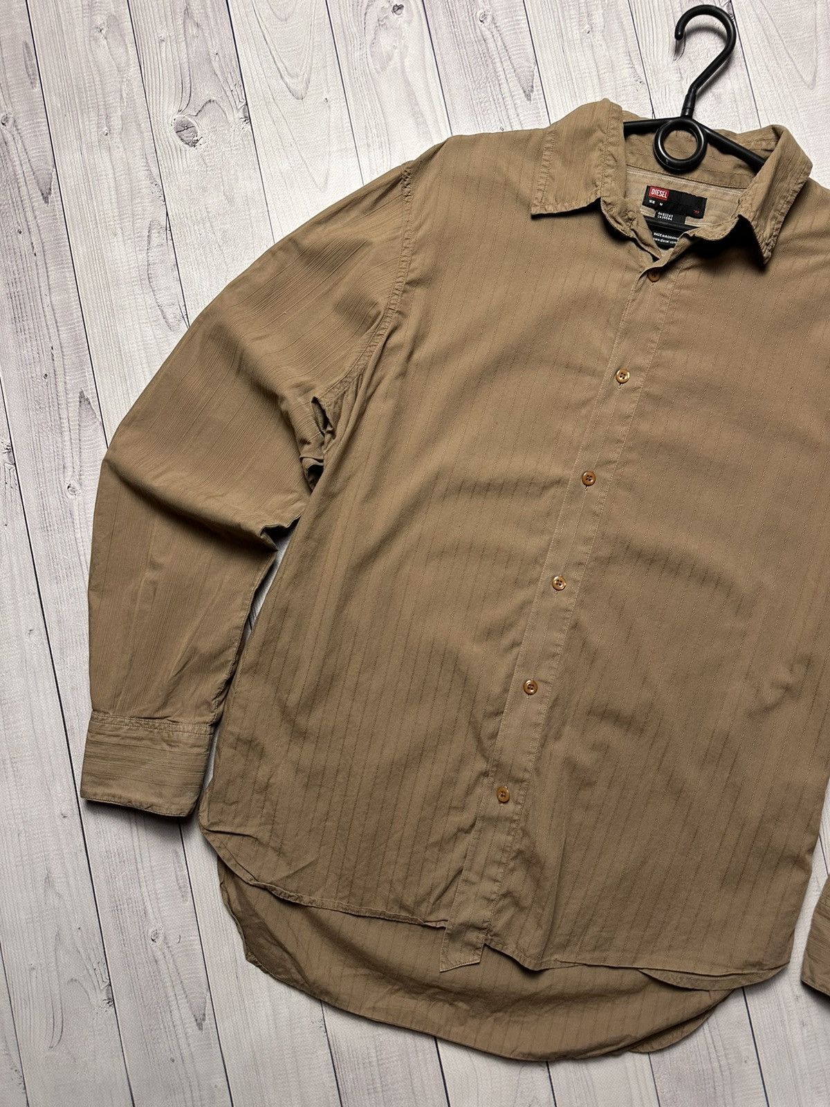 Diesel × Vintage Vintage Diesel shirt brown size M rare Size US M / EU 48-50 / 2 - 4 Thumbnail