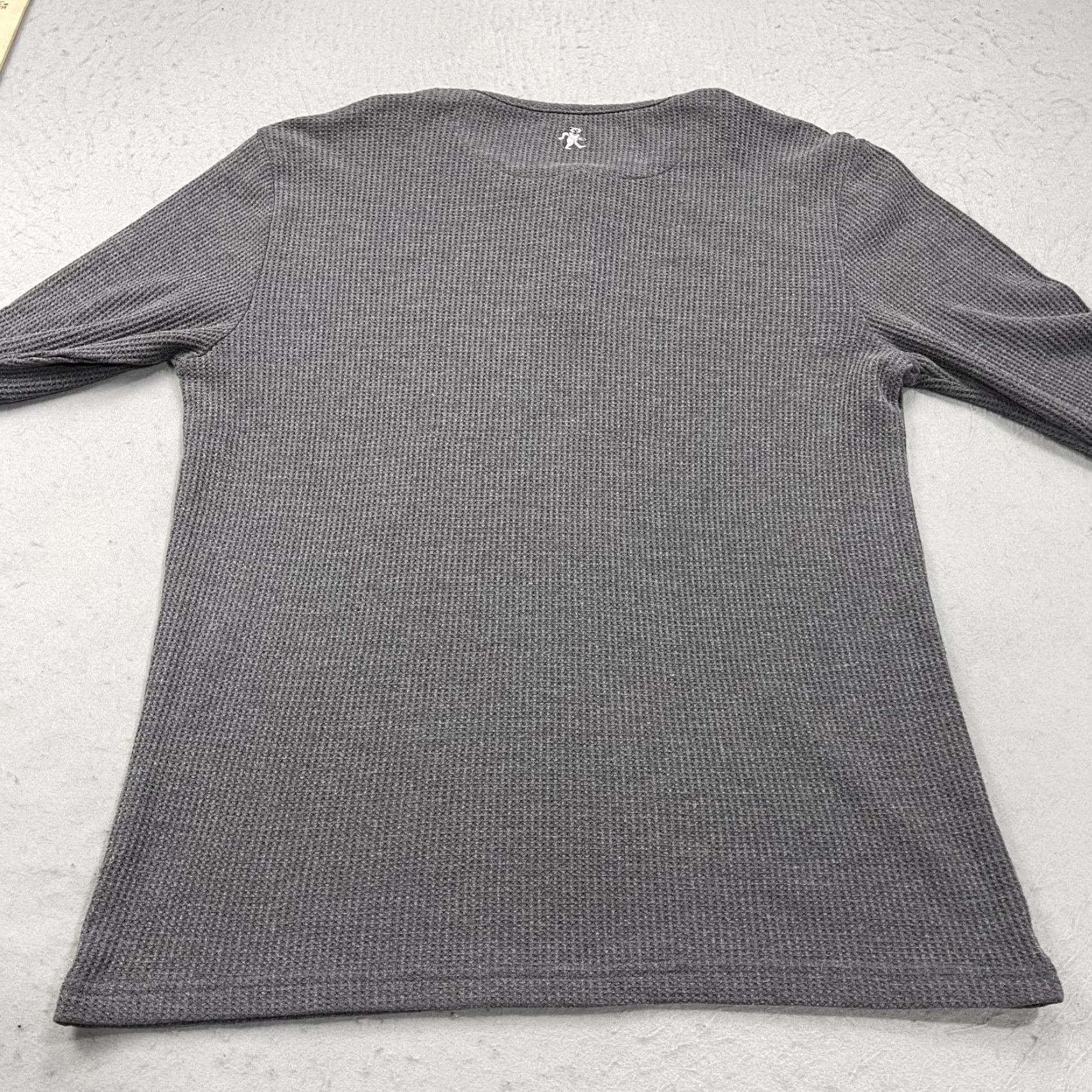 Vintage VINTAGE Sec 119 Grateful Dead Shirt Mens Medium Gray Henley Waffle Knit Dancing Bear Size US M / EU 48-50 / 2 - 5 Thumbnail