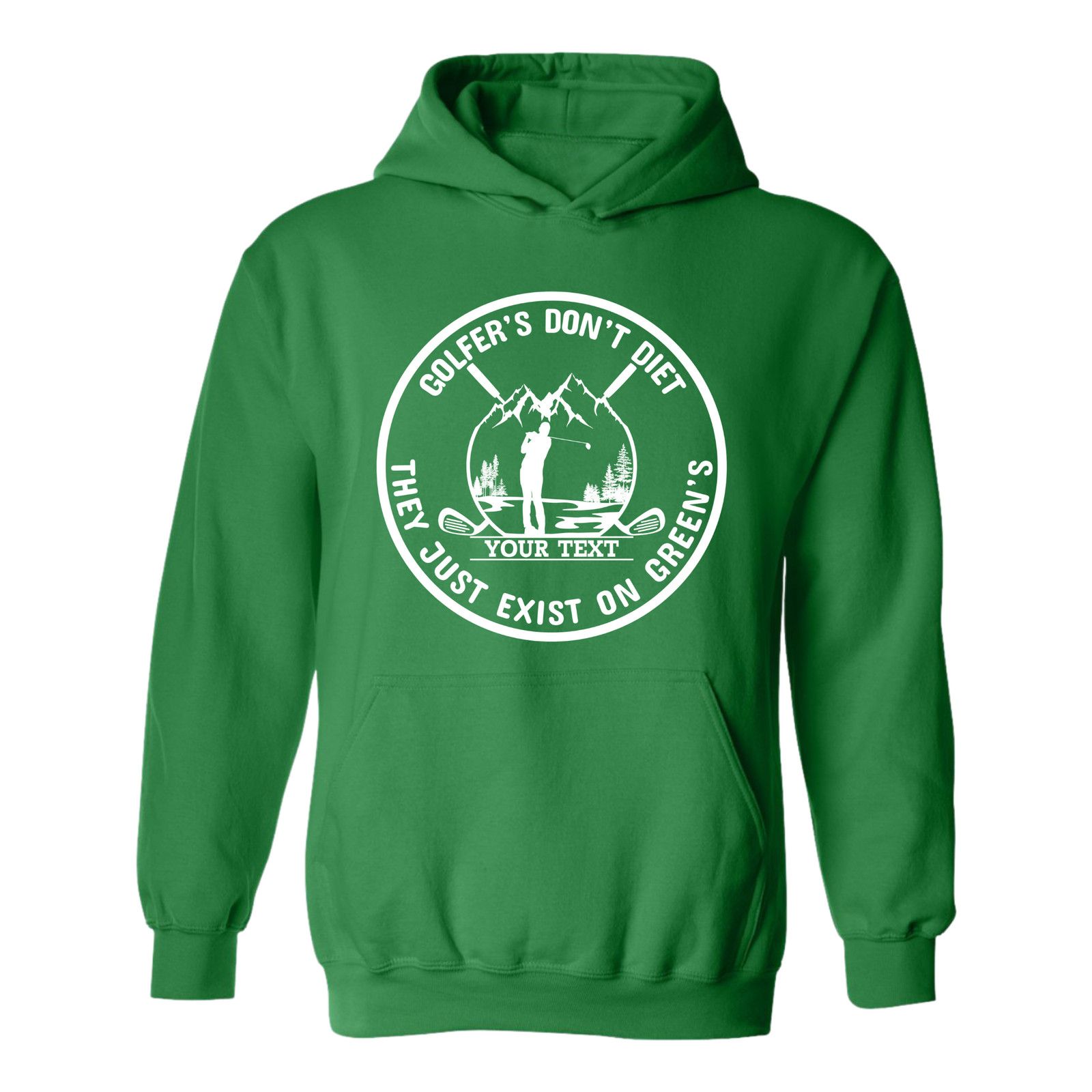 & Other Stories Golf Hoodie Golfers Dont Diet Custom Name Golfer Sweatshirt Size US L / EU 52-54 / 3 - 13 Thumbnail