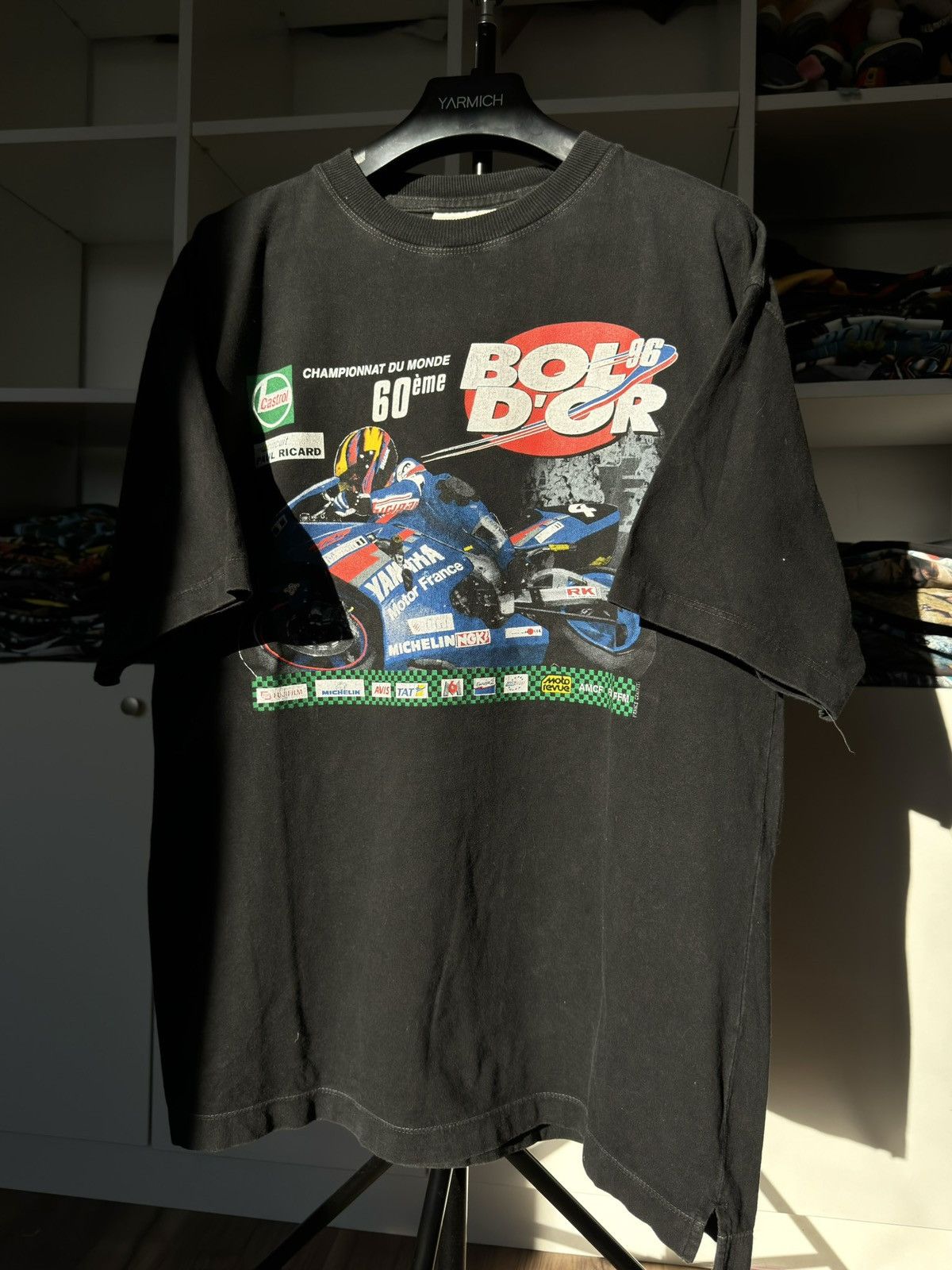 Vintage × Yamaha Vintage 1996 Bol Dor Yamaha Racing Tee T Shirt Size US XL / EU 56 / 4 - 1 Thumbnail