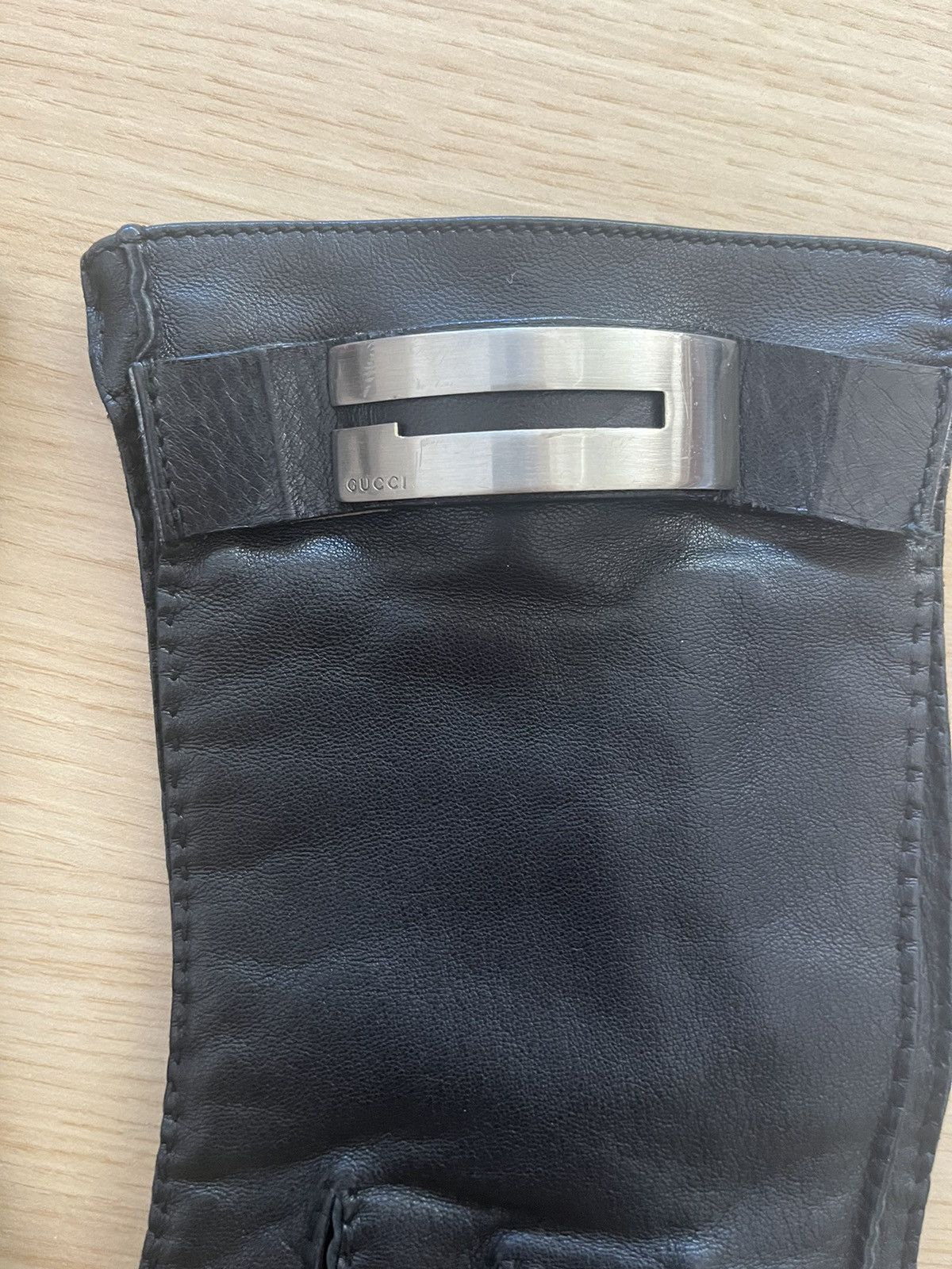 Gucci Gucci leather gloves Size 38 - 3 Thumbnail