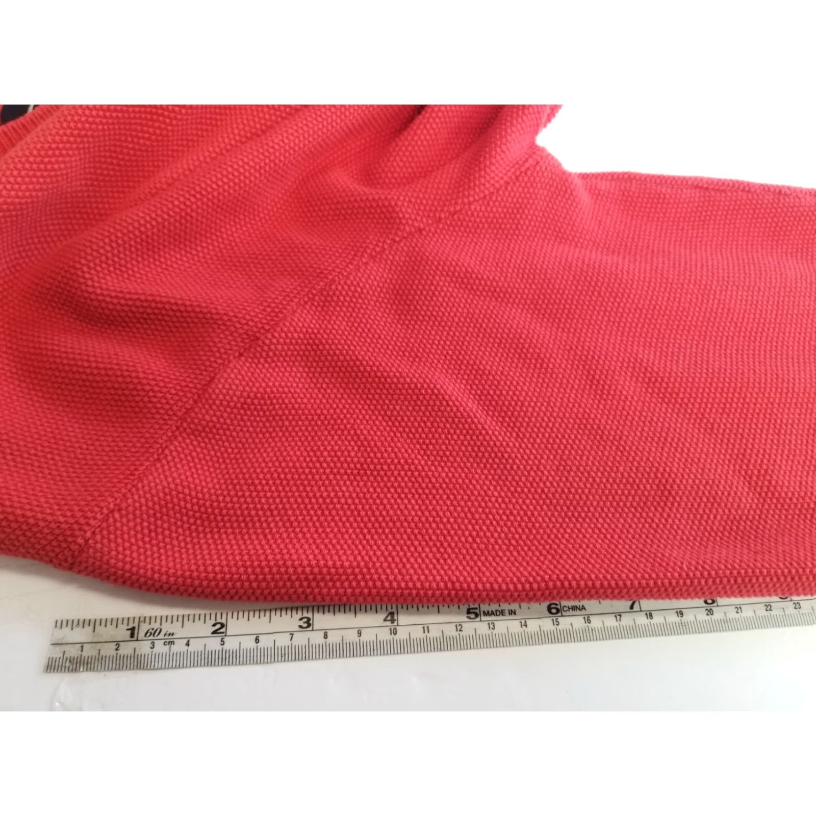 Faconnable Façonnable Mens Large Red Long Sleeve Crewneck Sweater Long Sleeve Size US L / EU 52-54 / 3 - 7 Thumbnail