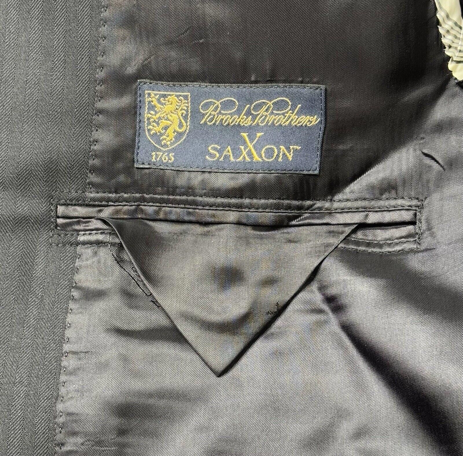 Brooks Brothers Brooks Brothers Blazer Jacket Men's 44R 1818 Madison Saxxon Size 44R - 3 Thumbnail
