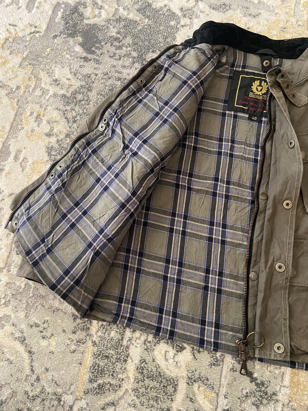 Belstaff BELSTAFF BIKER WAX JACKET Size US XXS / EU 40 - 13 Thumbnail