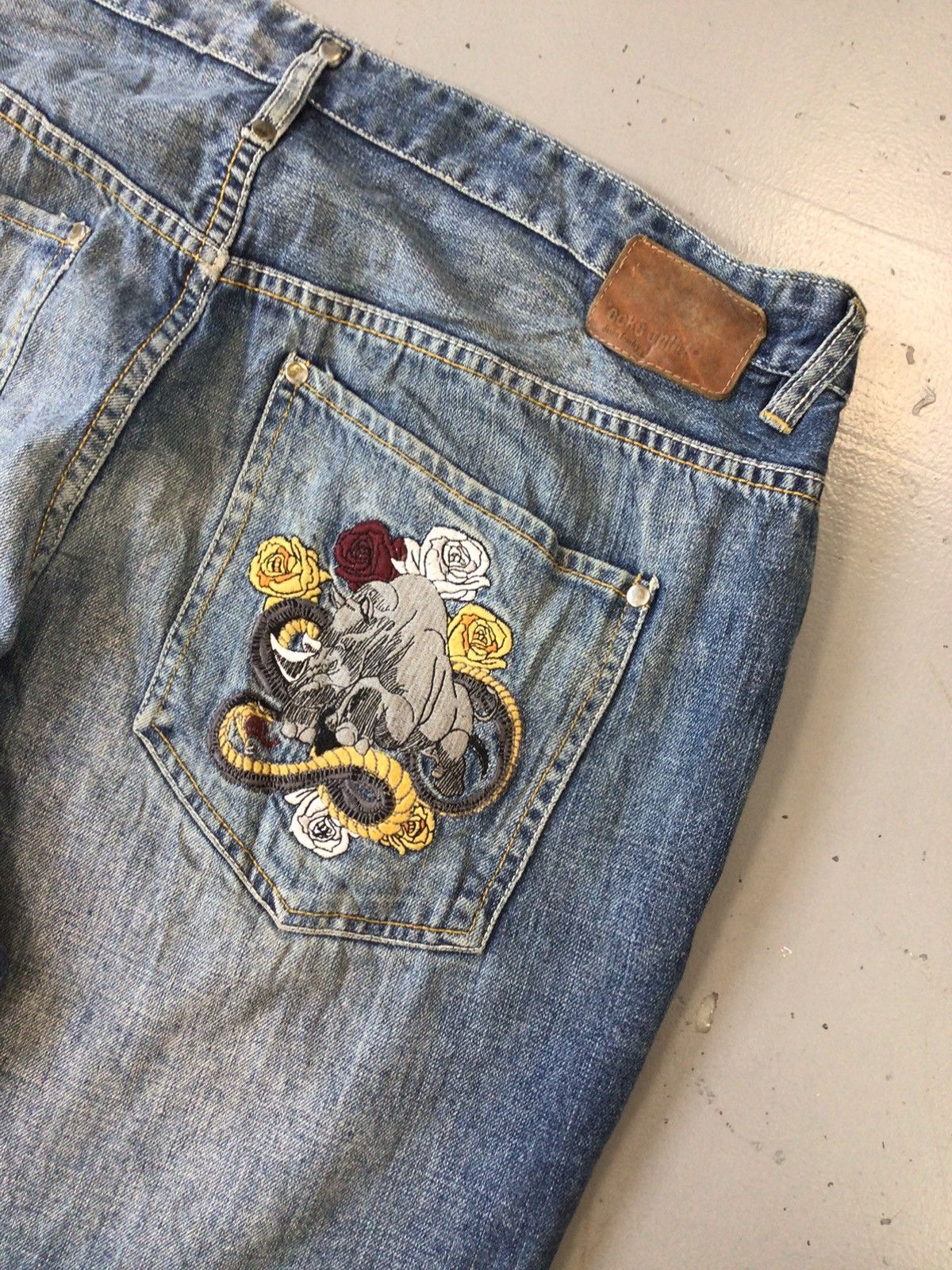 Ecko Unltd. × Vintage Vintage Ecko UNLTD embroidered baggy fit denim Size US 40 / EU 56 - 10 Thumbnail