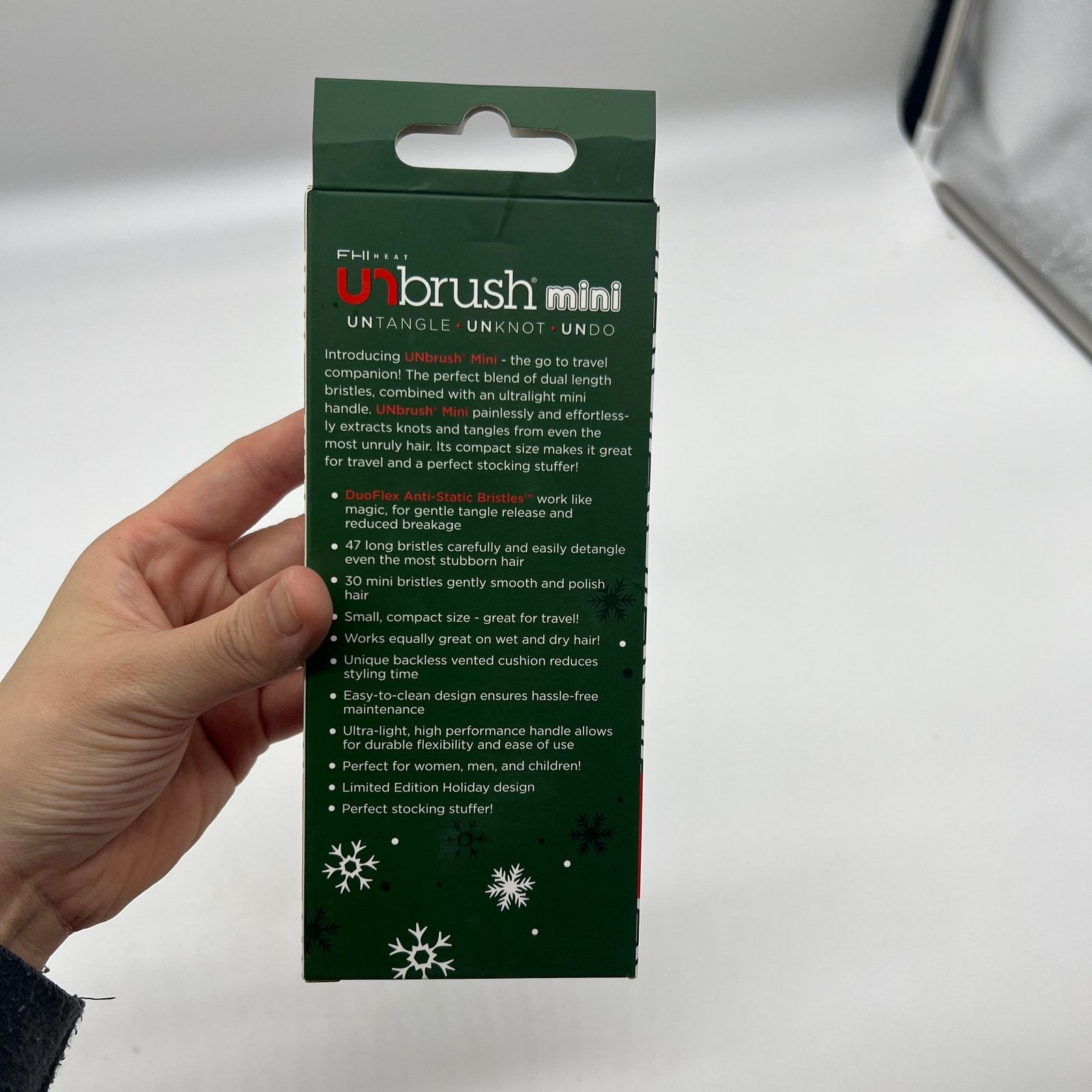 Other New UNbrush Mini Detangling Hairbrush Red Green Tra Size ONE SIZE - 9 Thumbnail