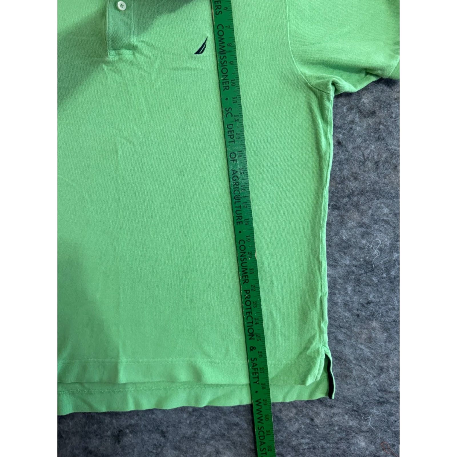 Nautica Nautica Polo Shirt Mens Size Large Green Short Sleeve Casual Solid Logo Button Collared Size US L / EU 52-54 / 3 - 3 Thumbnail