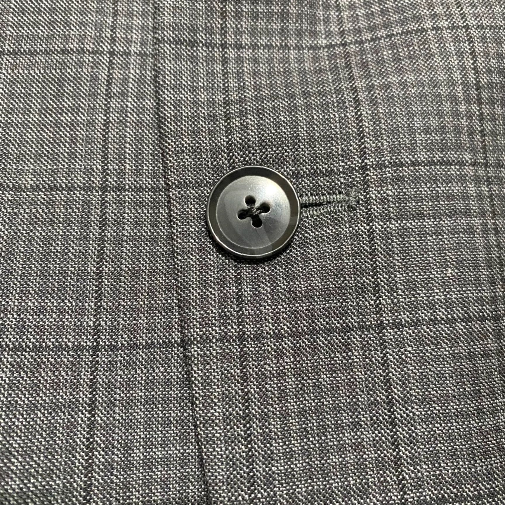 Peter Millar Peter Millar Blazer Mens 46L Gray Plaid Wool Two-Button Tall Long Jacket Size US XXL / EU 58 / 5 - 7 Thumbnail