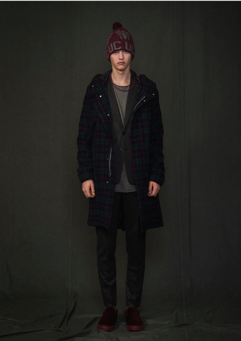 Undercover FW14 Wool Green Tartan Parkas Size US L / EU 52-54 / 3 - 1 Thumbnail