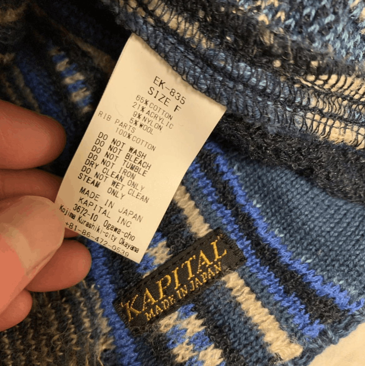Kapital Tsugihagi Knit Cap Size ONE SIZE - 6 Thumbnail
