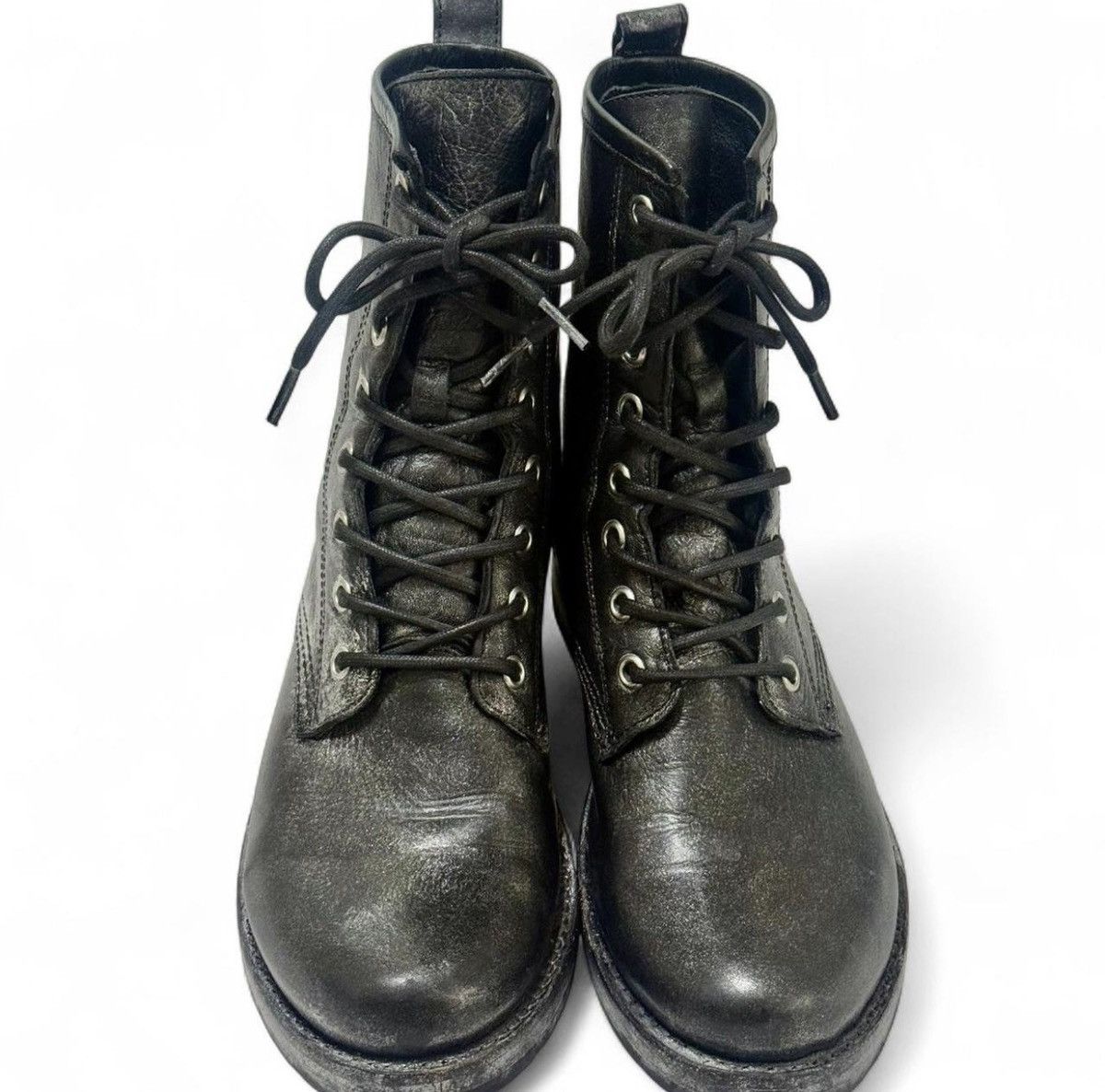 Frye $450 - Frye Black Leather Boots (Made in Mexico) | Size: 7 Size US 7 / IT 37 - 3 Thumbnail