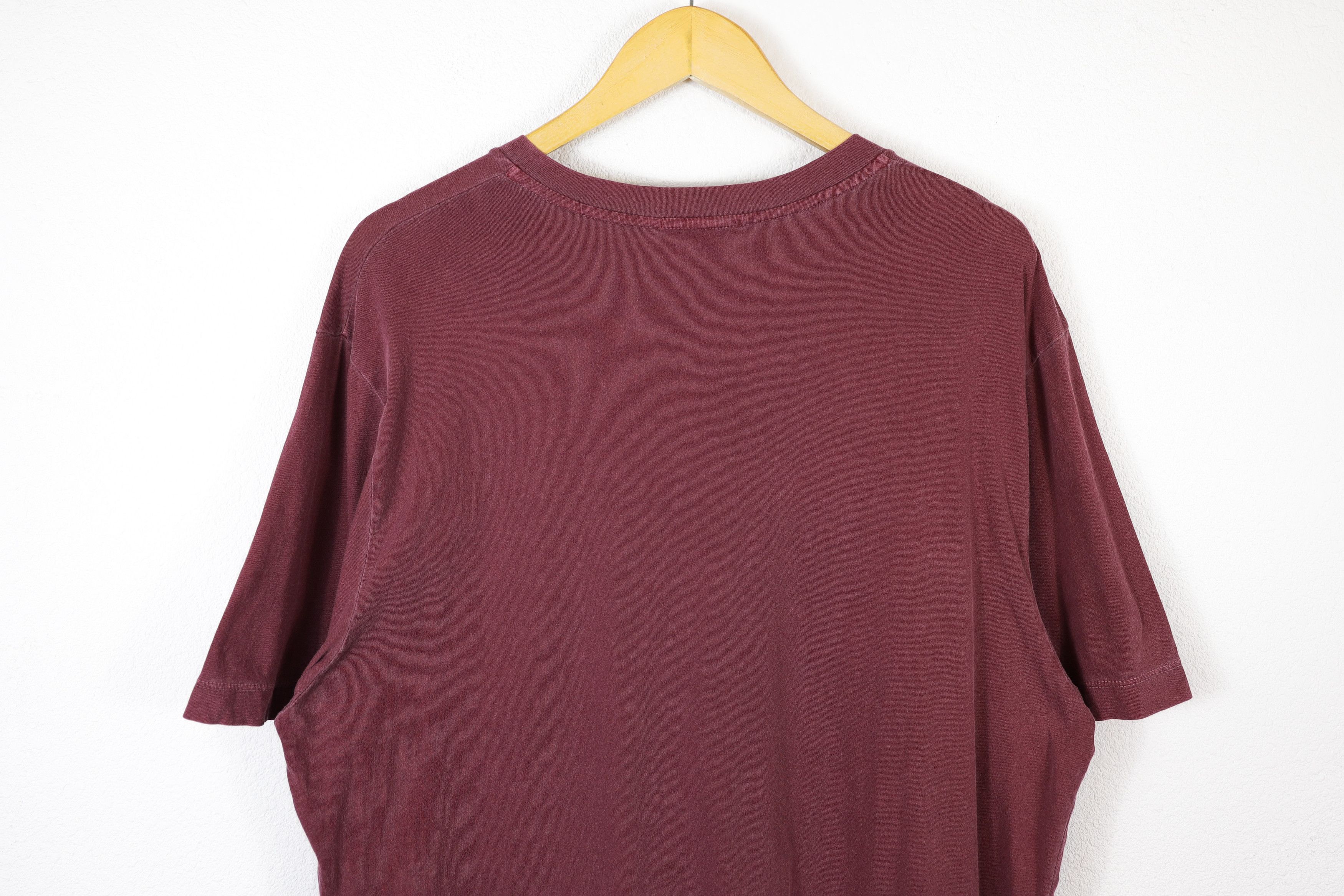 James Perse James Perse Washed Burgundy V-neck Tee T-shirt Size US XL / EU 56 / 4 - 8 Thumbnail