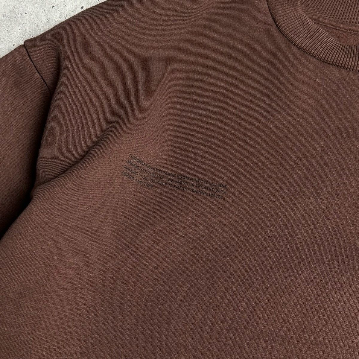 Pangaia Pangaia Essential Sweatshirt Brown Streetwear Size US S / EU 44-46 / 1 - 3 Thumbnail