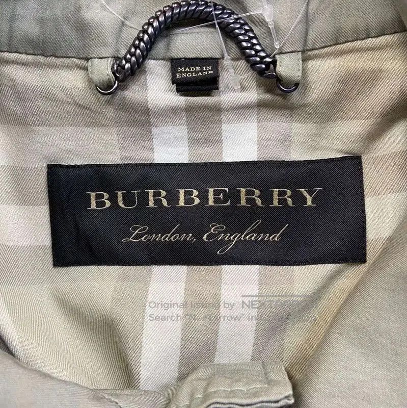 Burberry Burberry Khaki Green Women's Cotton Trench Coat. Size XL / US 12-14 / IT 48-50 - 4 Thumbnail