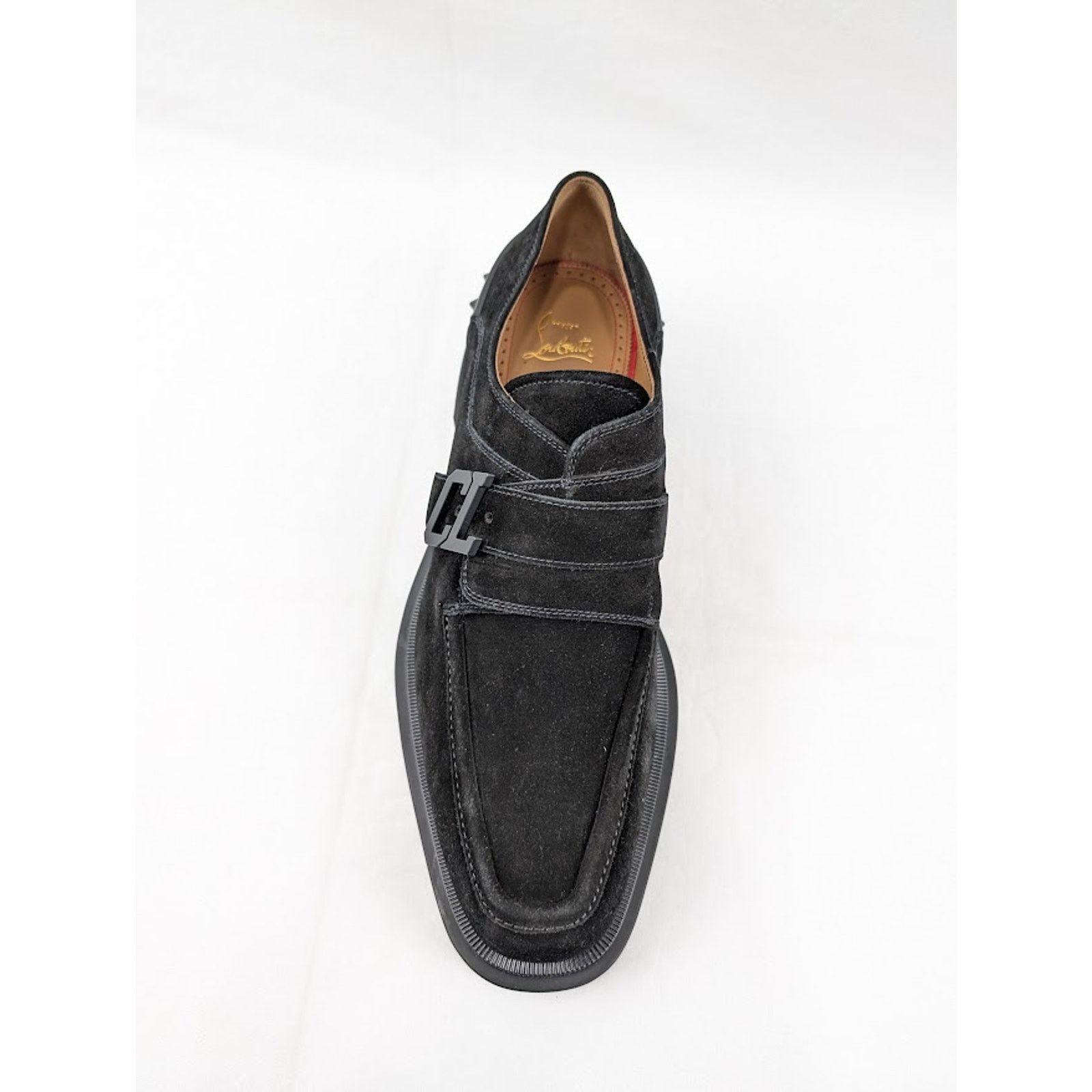 Christian Louboutin o1rshd1 Our Georges Flat Shoes in Black Size US 12 / EU 45 - 8 Thumbnail
