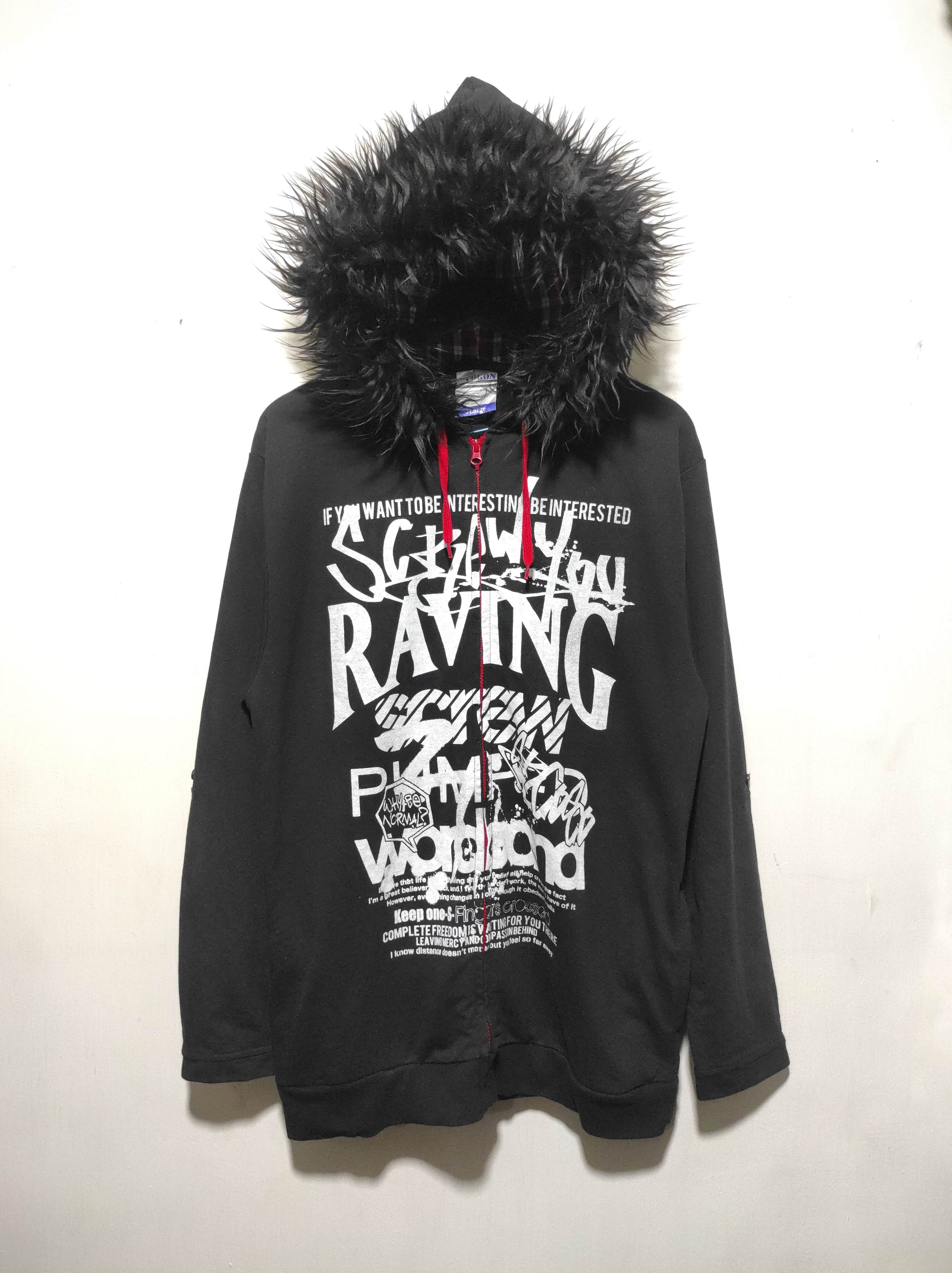 Hysteric Glamour Vogon Zip Fur Hoodie IfSixWasNine LGB style Size US L / EU 52-54 / 3 - 2 Thumbnail
