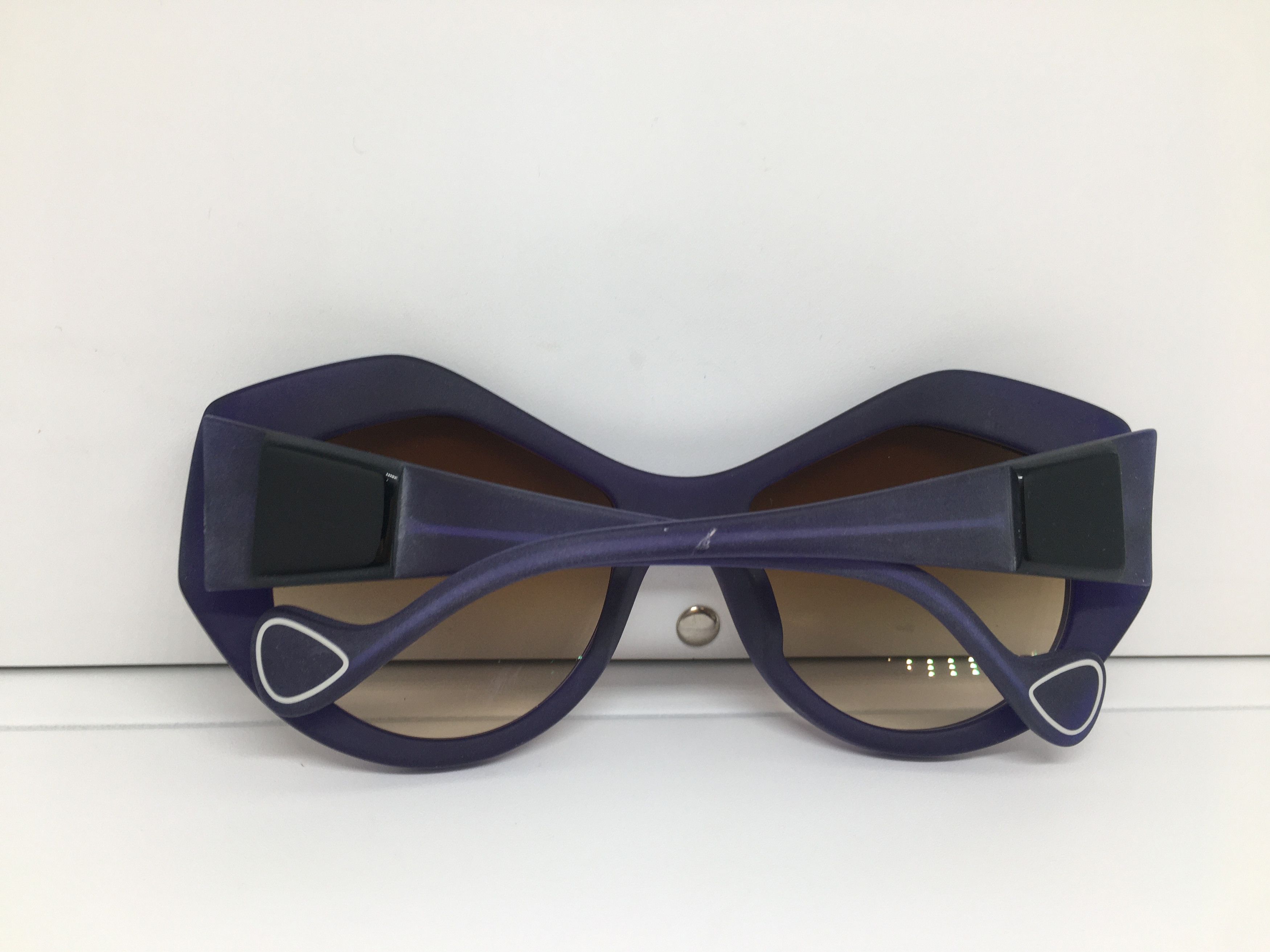 Other Theo Tim Van Steenbergen Purish Blue Cateye Sunglasses Size ONE SIZE - 9 Thumbnail