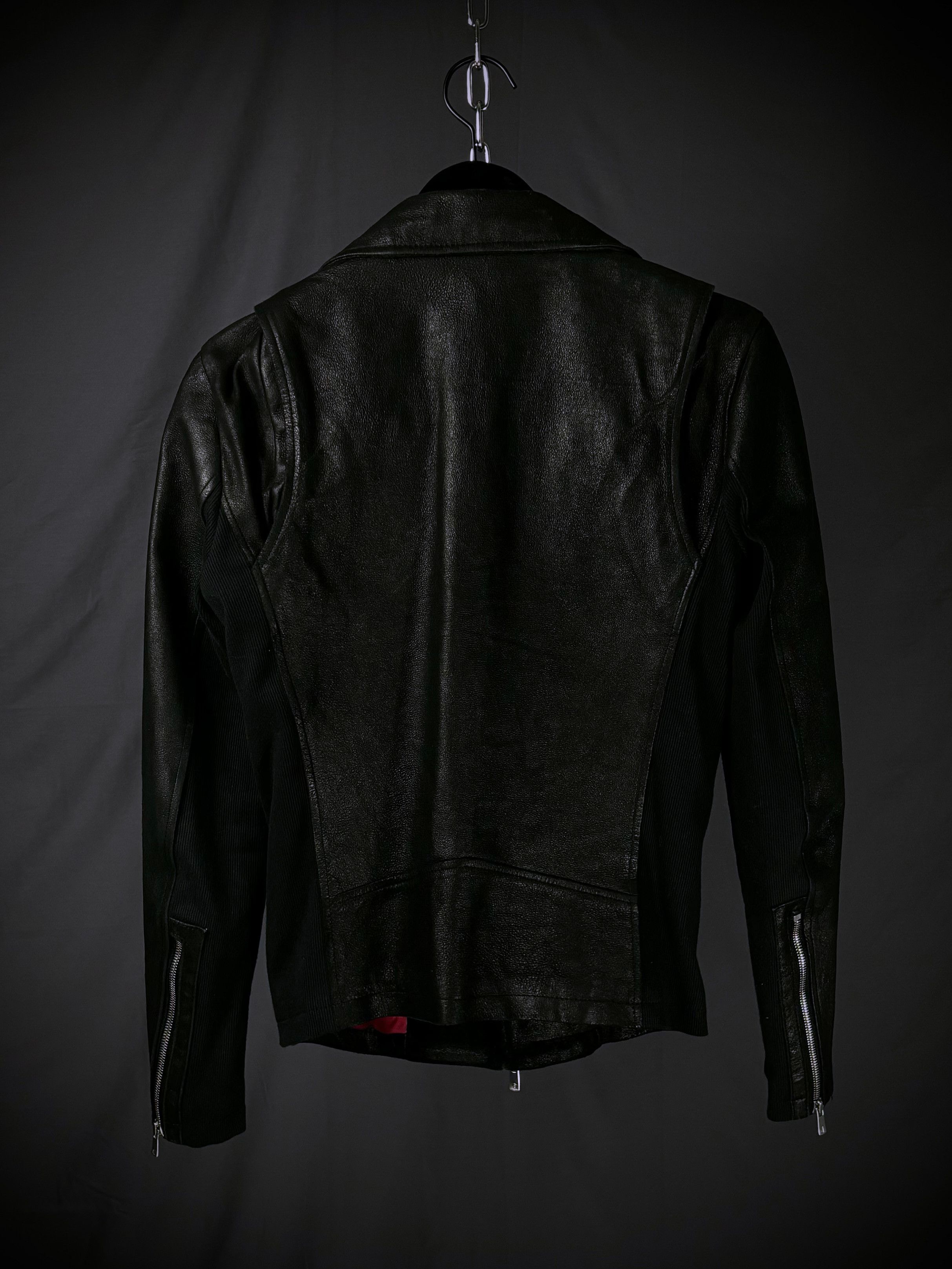 Japanese Brand No ID. Goat Leather Rider’s Jacket Size US XS / EU 42 / 0 - 5 Thumbnail