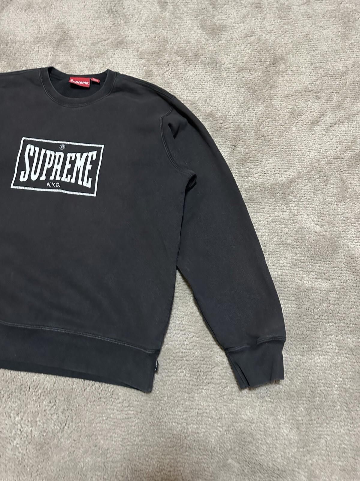 Supreme Supreme Warm Up Crewneck Sweatshirt Sz L Size US L / EU 52-54 / 3 - 4 Thumbnail