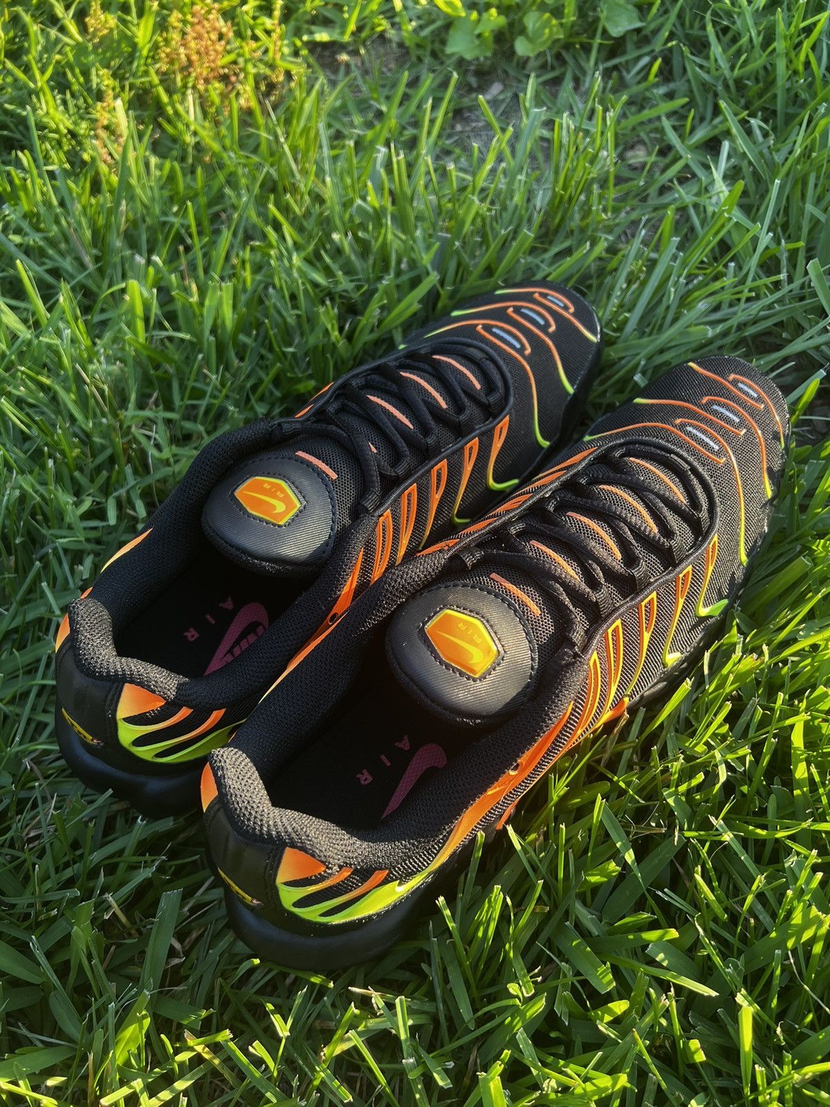 Nike NEW Nike Air Max Plus Orange Volt size 12 Mens Shoes Size US 12 / EU 45 - 5 Thumbnail