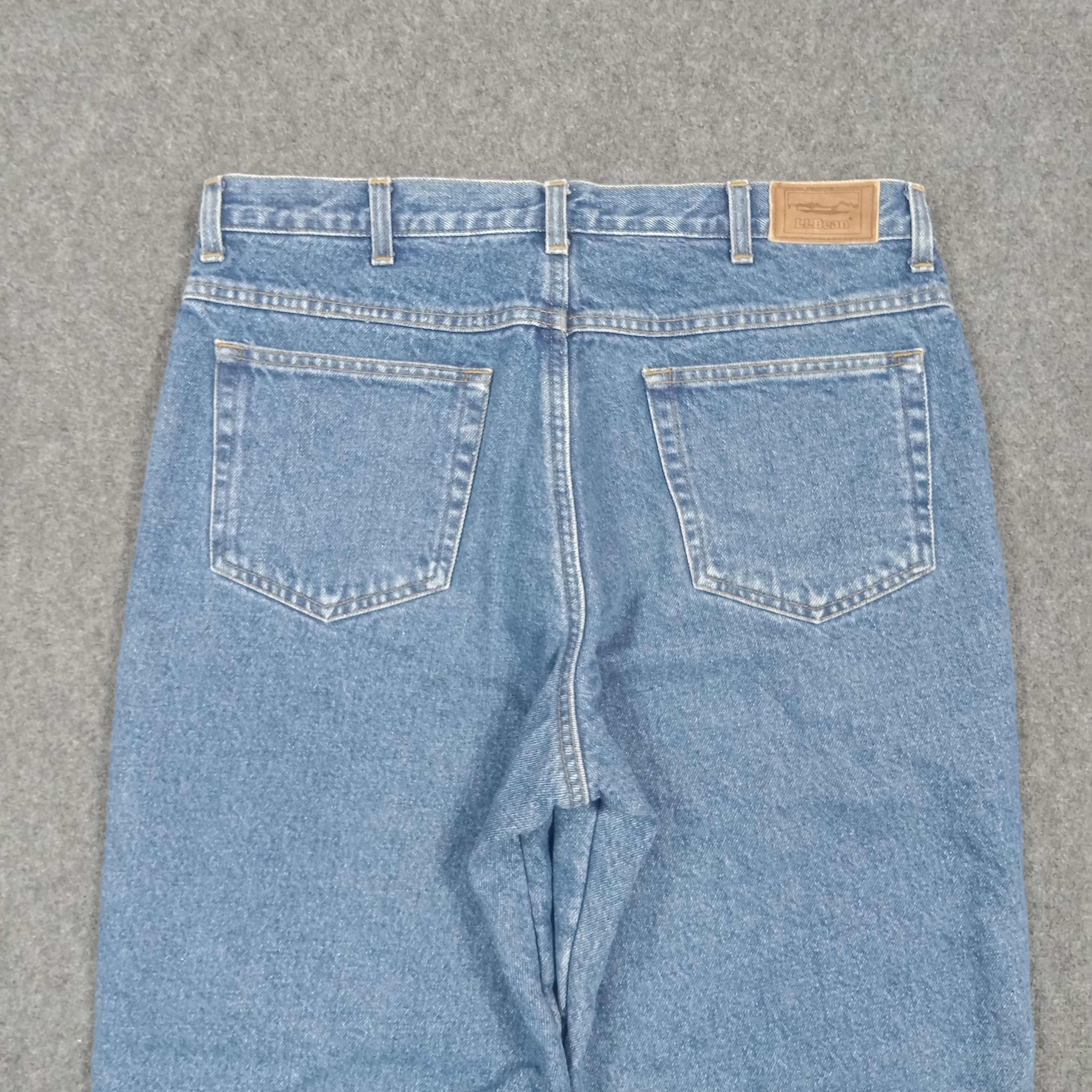 L.L. Bean L.L. Bean American Outdoor Fleece Lined Denim Jeans C280N1 Size US 33 - 6 Thumbnail