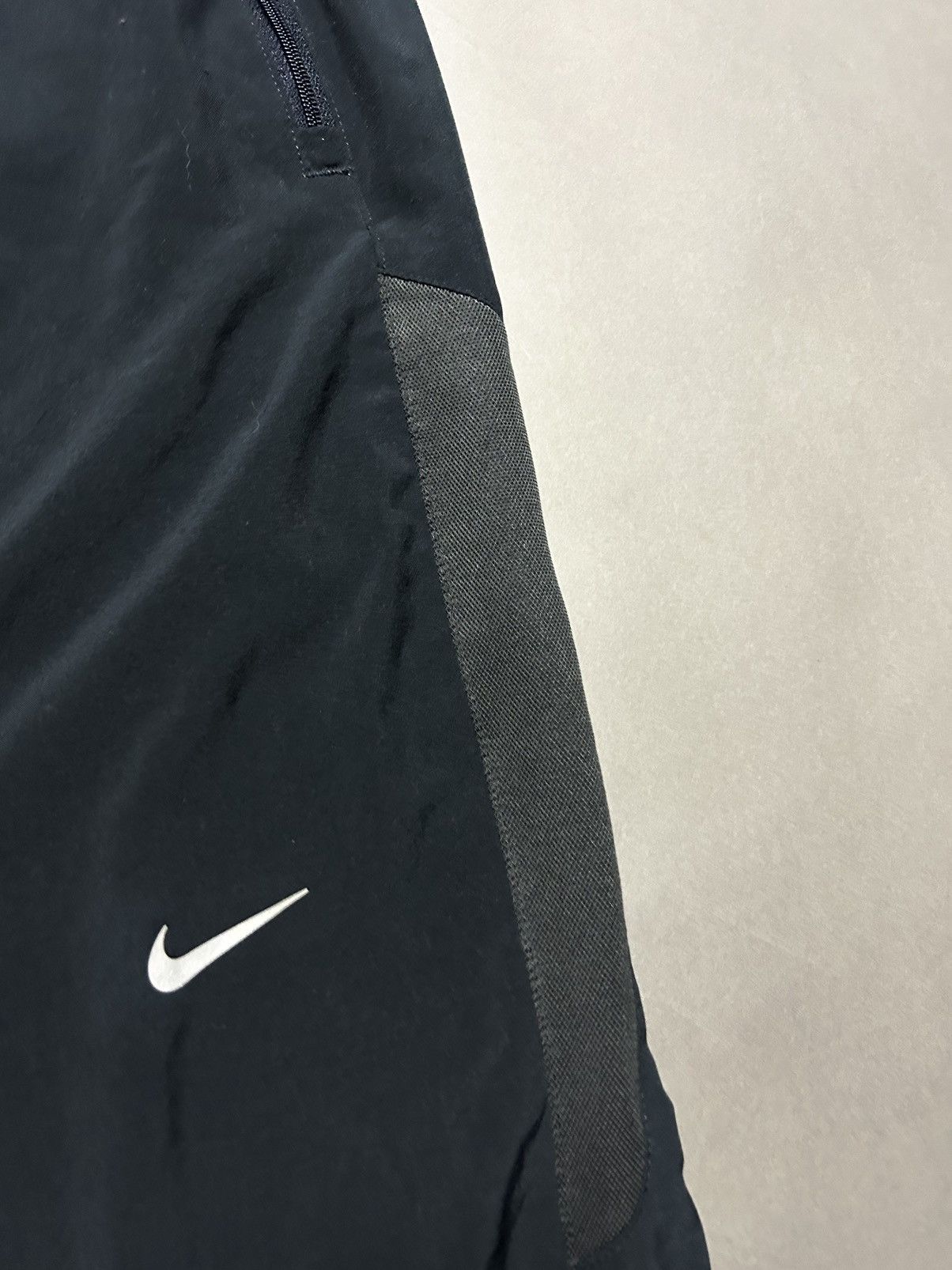 Nike × Vintage Nike vintage black track pants small swoosh Size US 34 / EU 50 - 2 Thumbnail