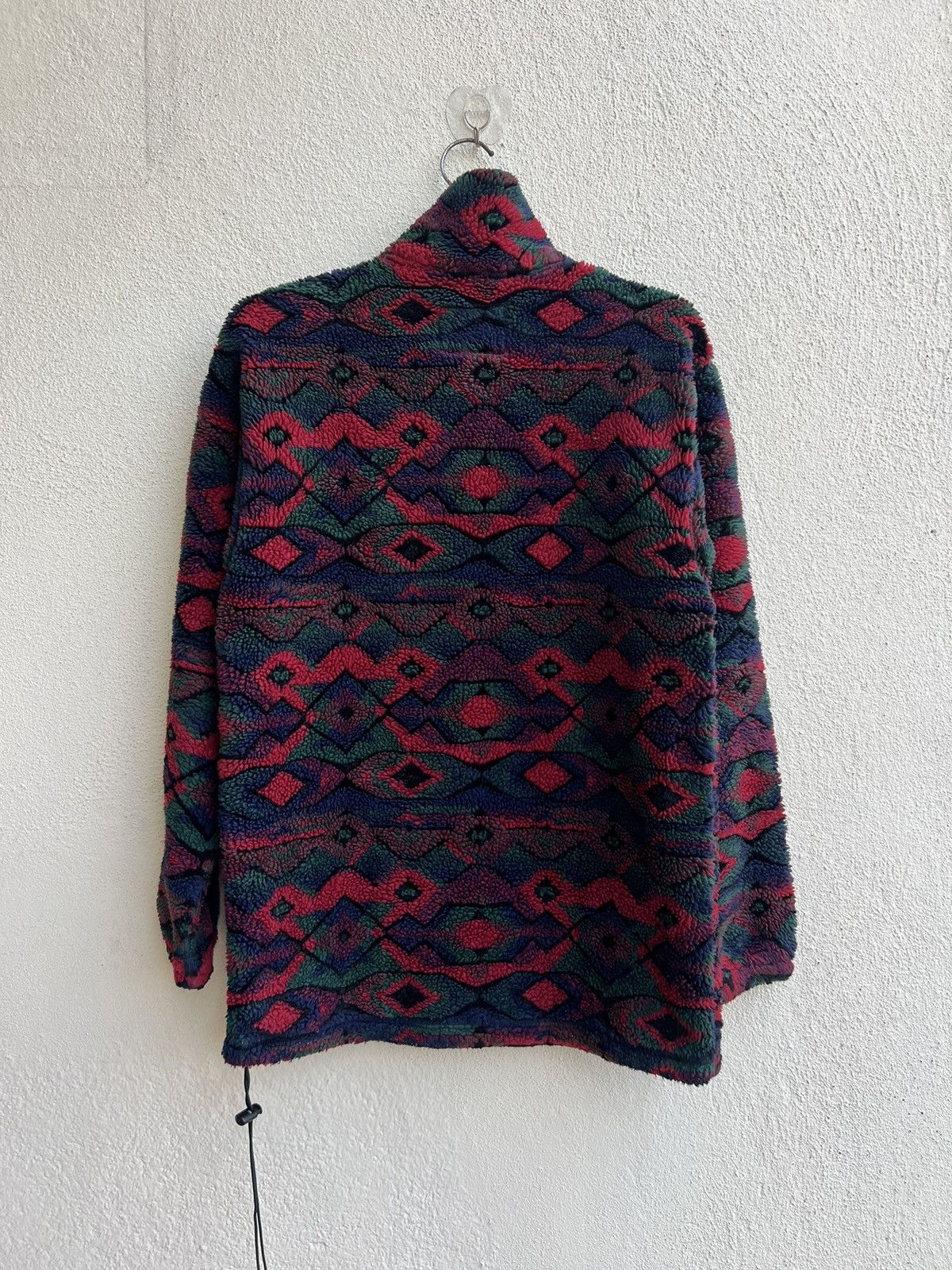 Woolrich Woolen Mills Vintage 90s WOOLRICH Usa Tribal Pullover Bulky Fleece Jacket Size US S / EU 44-46 / 1 - 22 Thumbnail