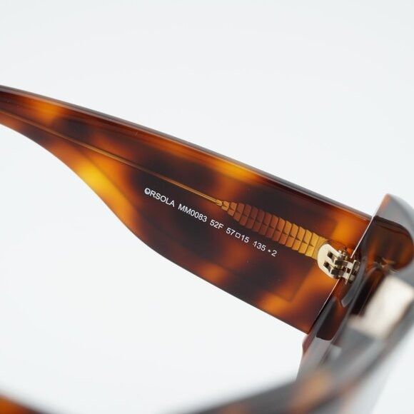 Max Mara Max Mara ORSOLA MM0083 52F Sunglasses Dark Havana Shield Size ONE SIZE - 8 Thumbnail