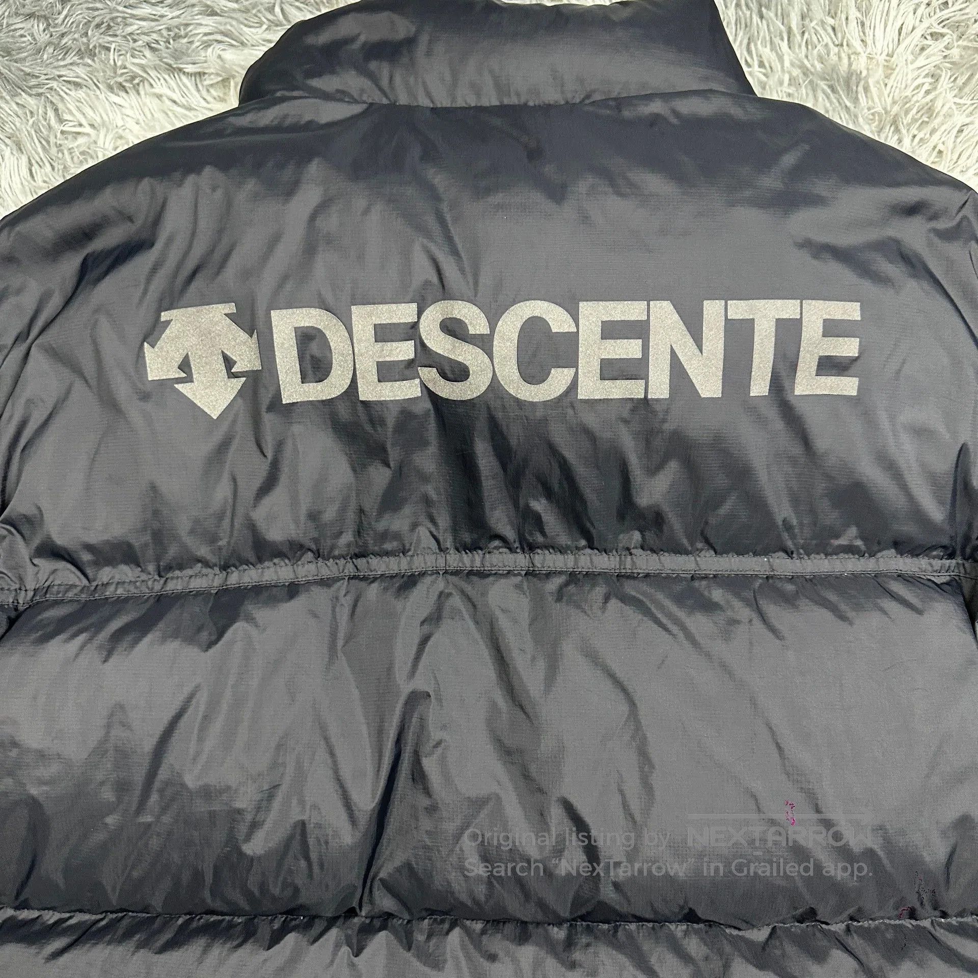 Descente descente black embroidered puffer jacket limited edition. Size US L / EU 52-54 / 3 - 6 Thumbnail