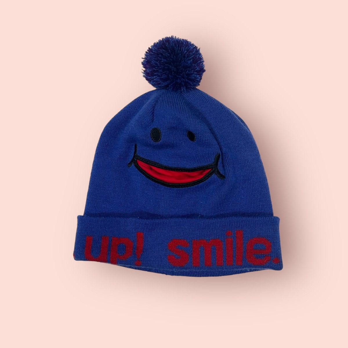 Hysteric Glamour × Japanese Brand VINTAGE UP SMILE JAPAN BEANIE Size ONE SIZE - 3 Thumbnail
