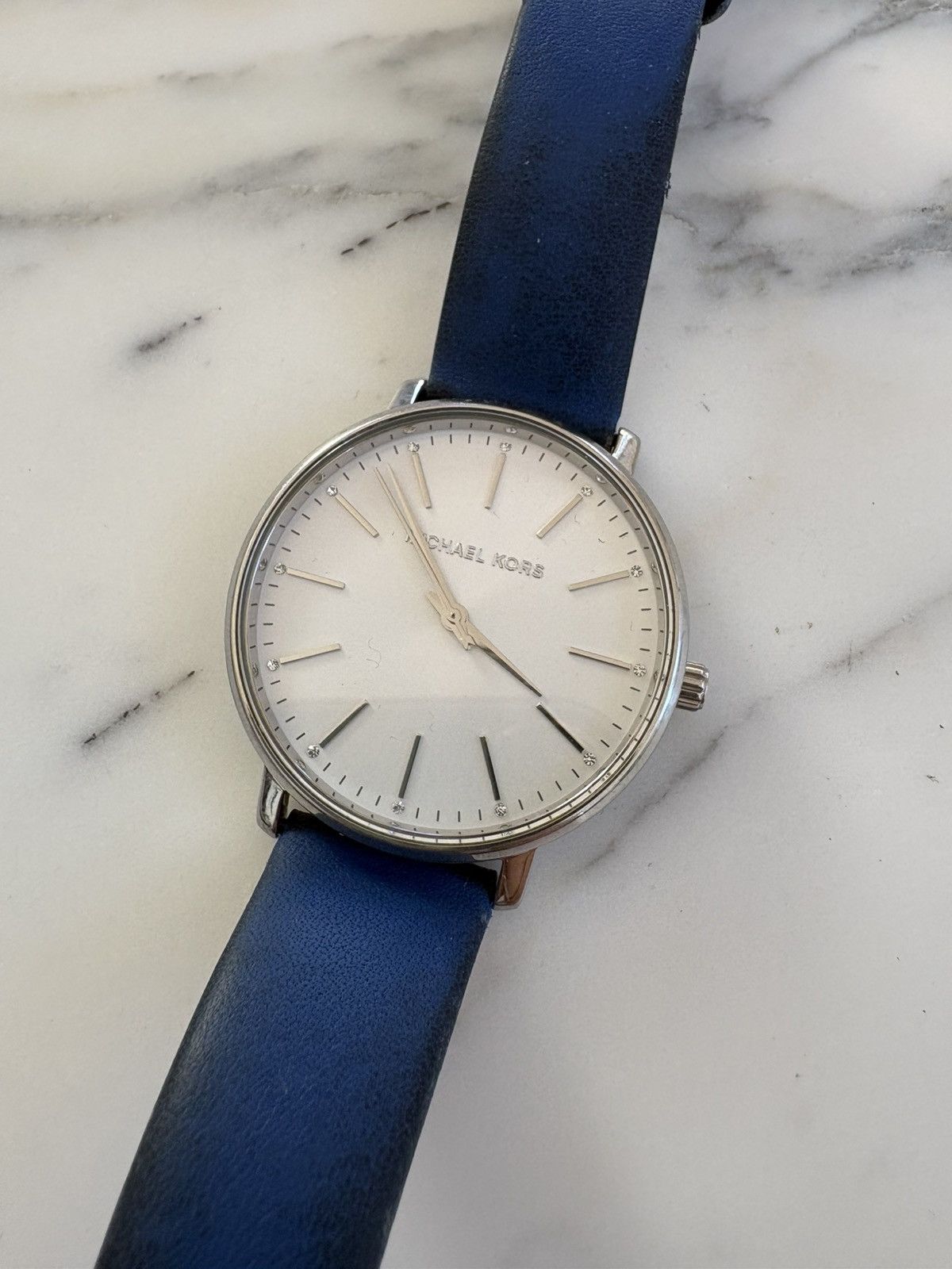 Michael Kors Michael Kors Pyper MK-2845 Blue Leather Quartz 38mm Watch Size ONE SIZE - 1 Thumbnail