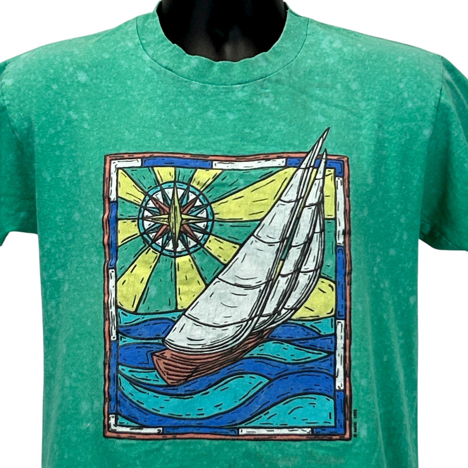 Vintage Vintage 90s Sailboat T Shirt Sailing Yachting S Small Size US S / EU 44-46 / 1 - 1 Thumbnail