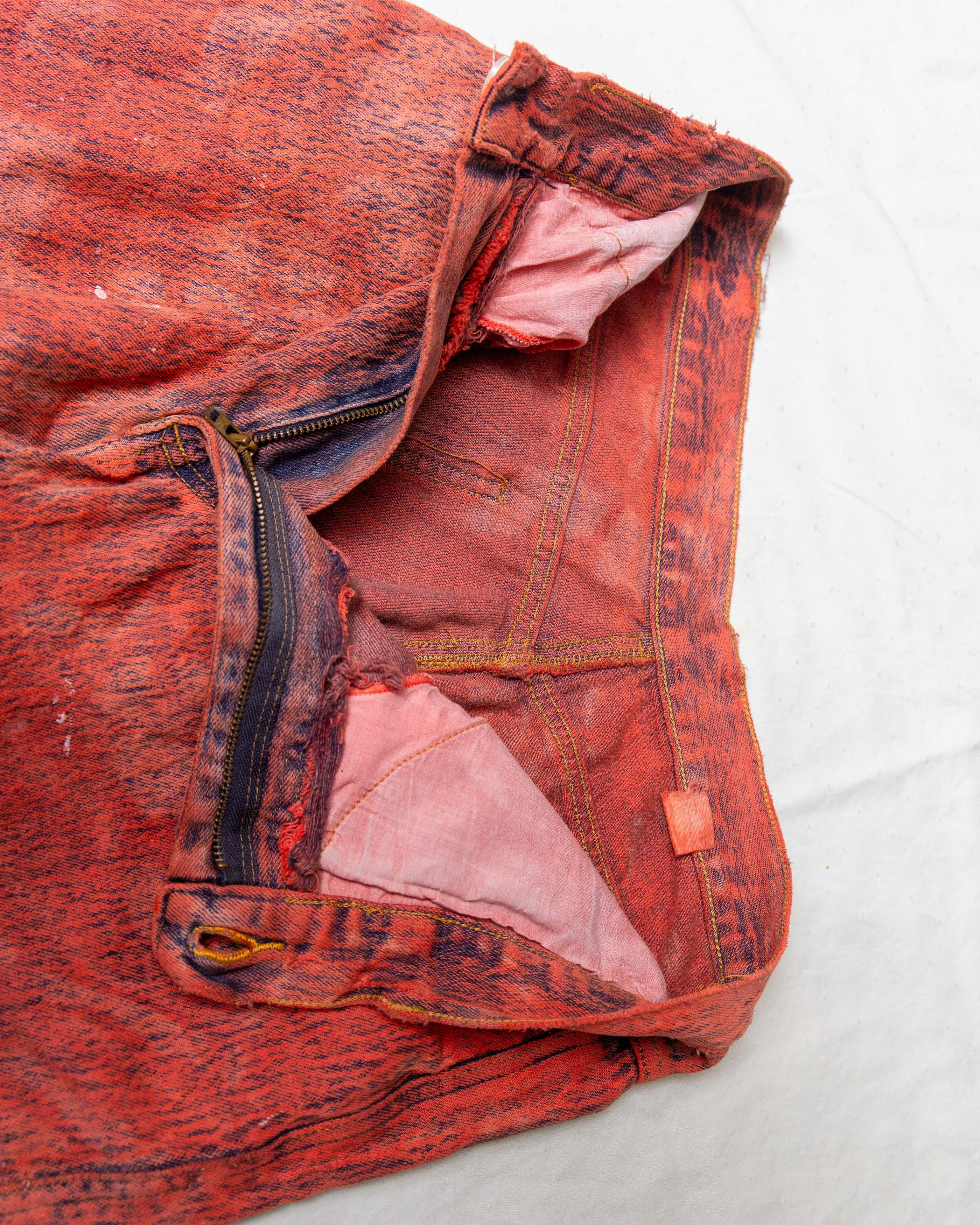 Cadillac × Vintage Vintage Cadillac Club Red Jeans Size US 29 - 5 Thumbnail