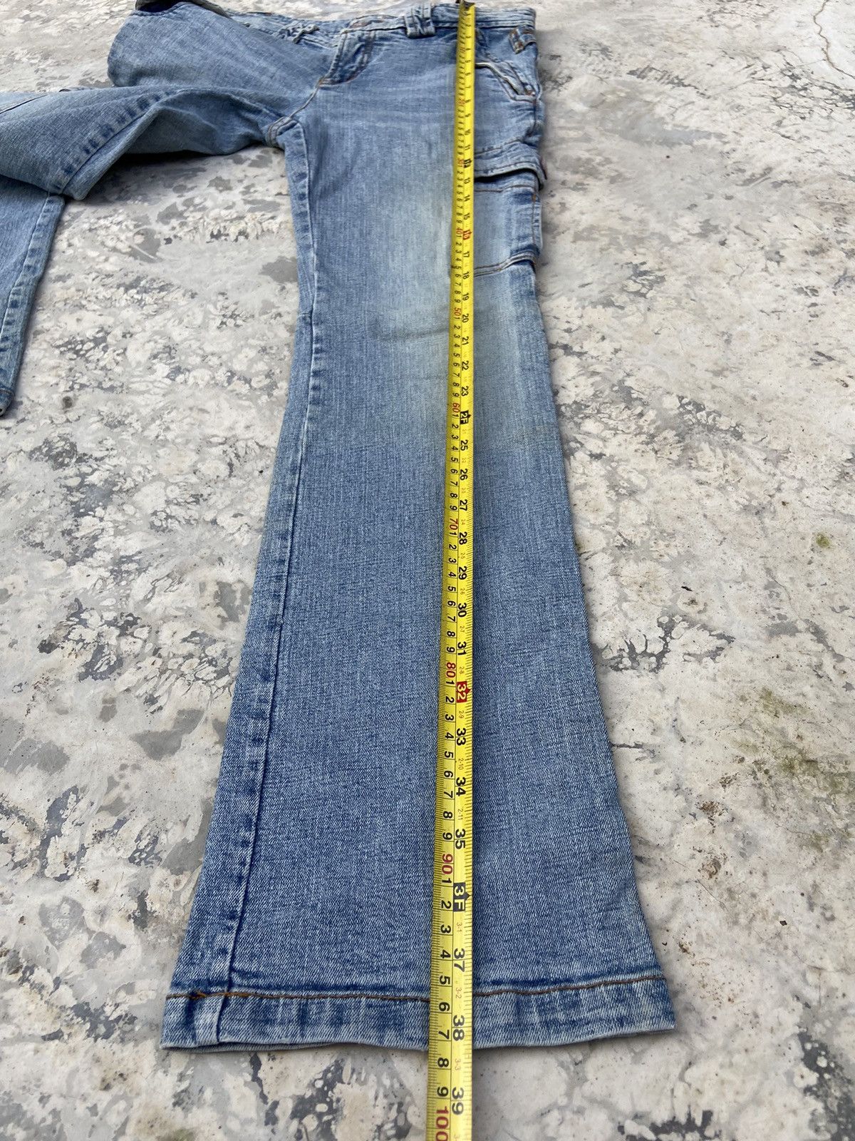 Beauty Beast × Japanese Brand × Le Grande Bleu (L.G.B.) Raur edge denim pants cargo Size 27" / US 4 / IT 40 - 16 Thumbnail