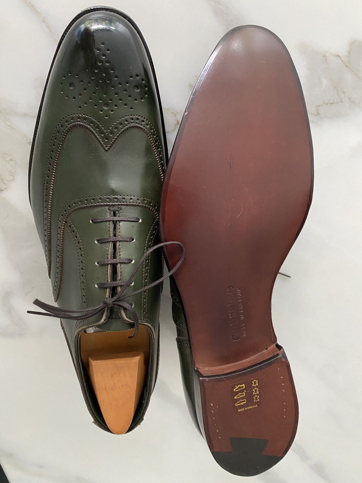 Crockett & Jones Crockett & Jones Atherston Handgrade Collection Oxford UK8.5 Size US 9.5 / EU 42-43 - 3 Thumbnail
