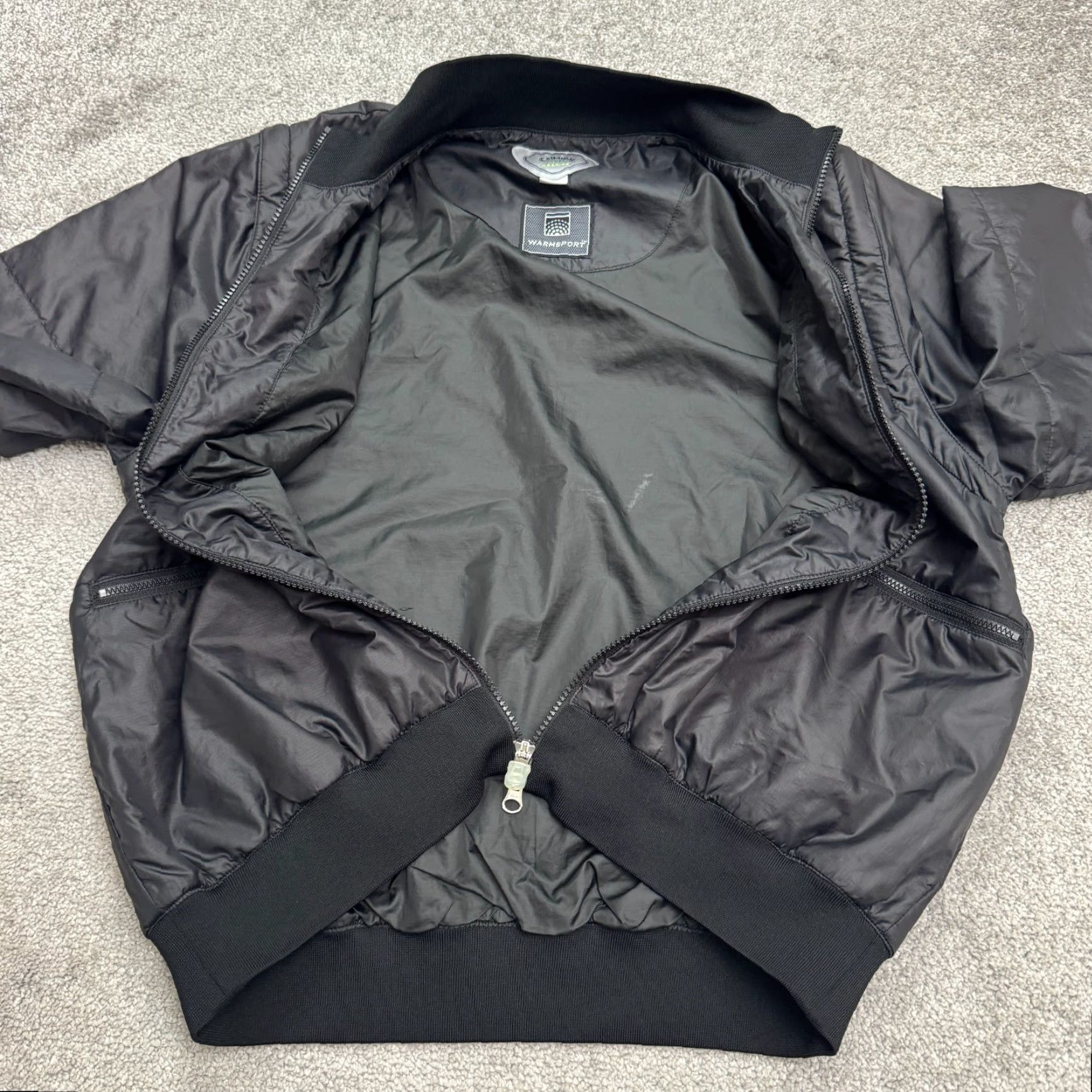 Callaway Callaway Golf Warmsport Windbreaker Bomber Jacket Mens Medium Black Full Zip Size US M / EU 48-50 / 2 - 3 Thumbnail